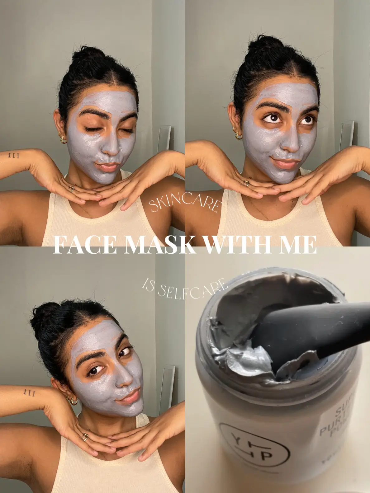 Face mask with me 🧖🏻‍♀️🫧🤍, Gallery posted by neha jiandani