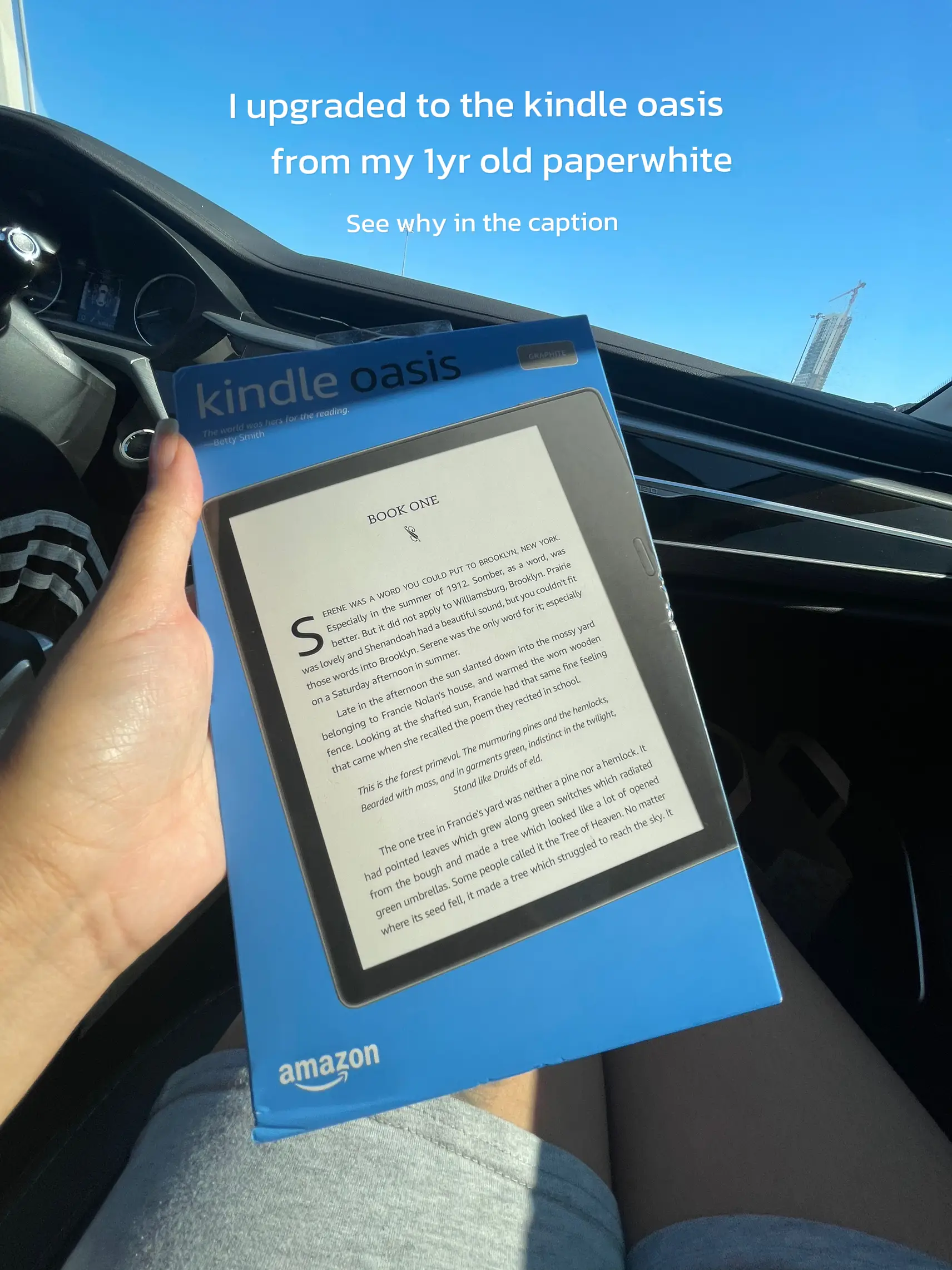 I upgraded to Kindle Oasis from my Paperwhite 2021