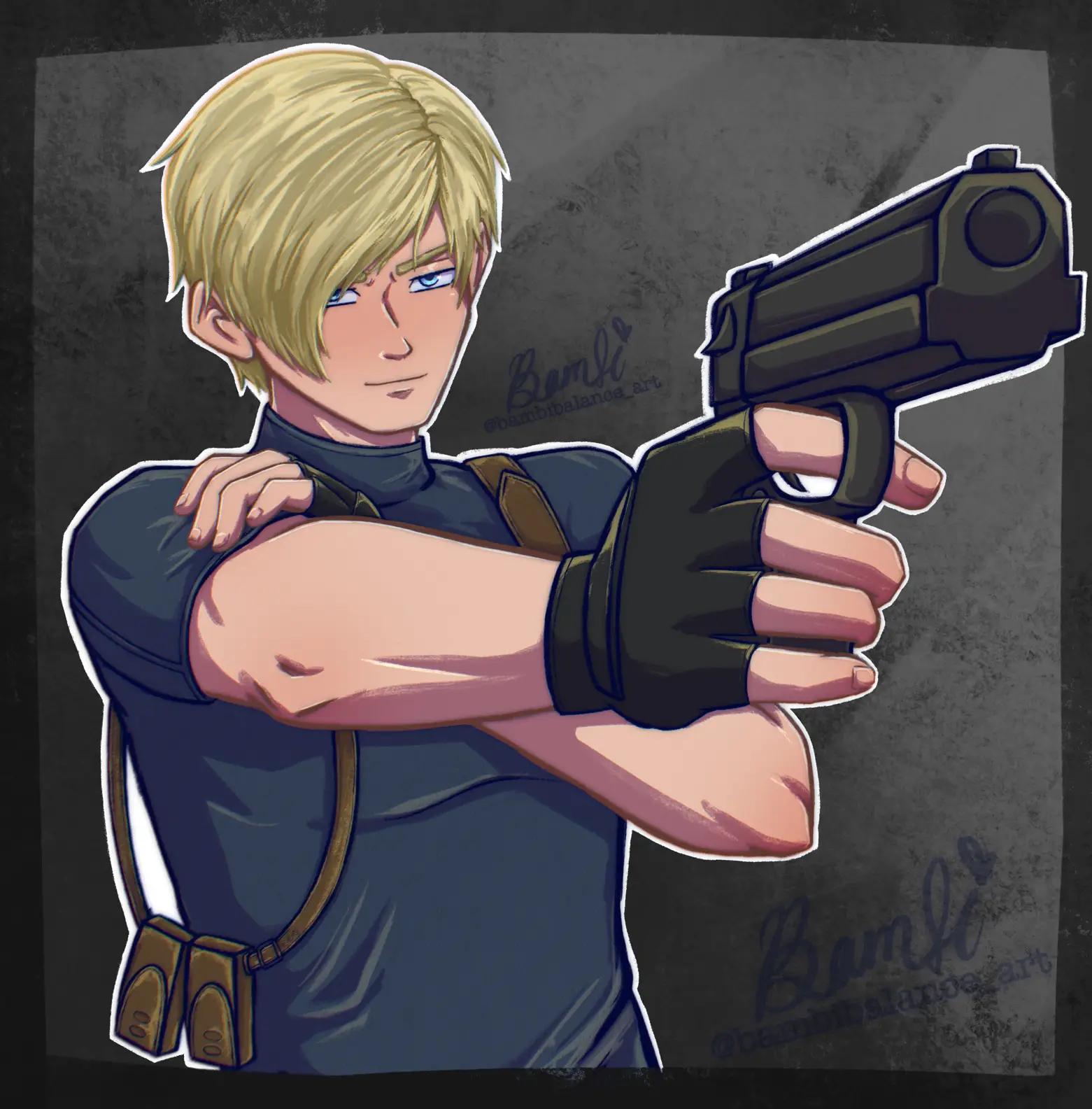 Leon S. Kennedy Fanart | Gallery posted by Bambibalance | Lemon8