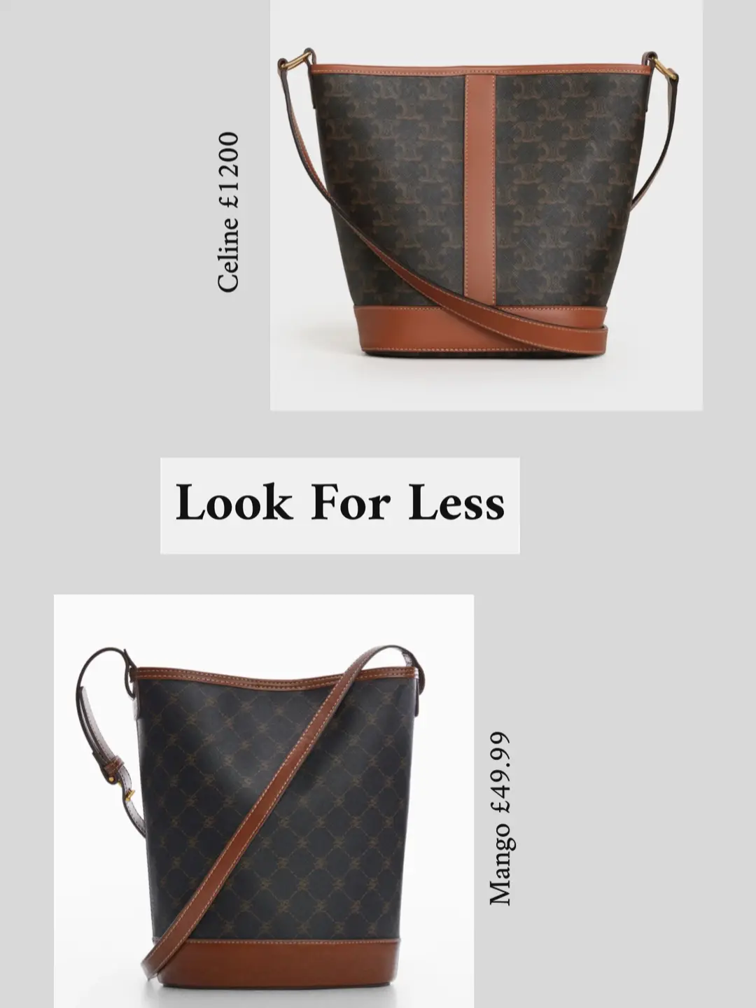 Mango's Louis Vuitton copycats are up for sale - LaiaMagazine
