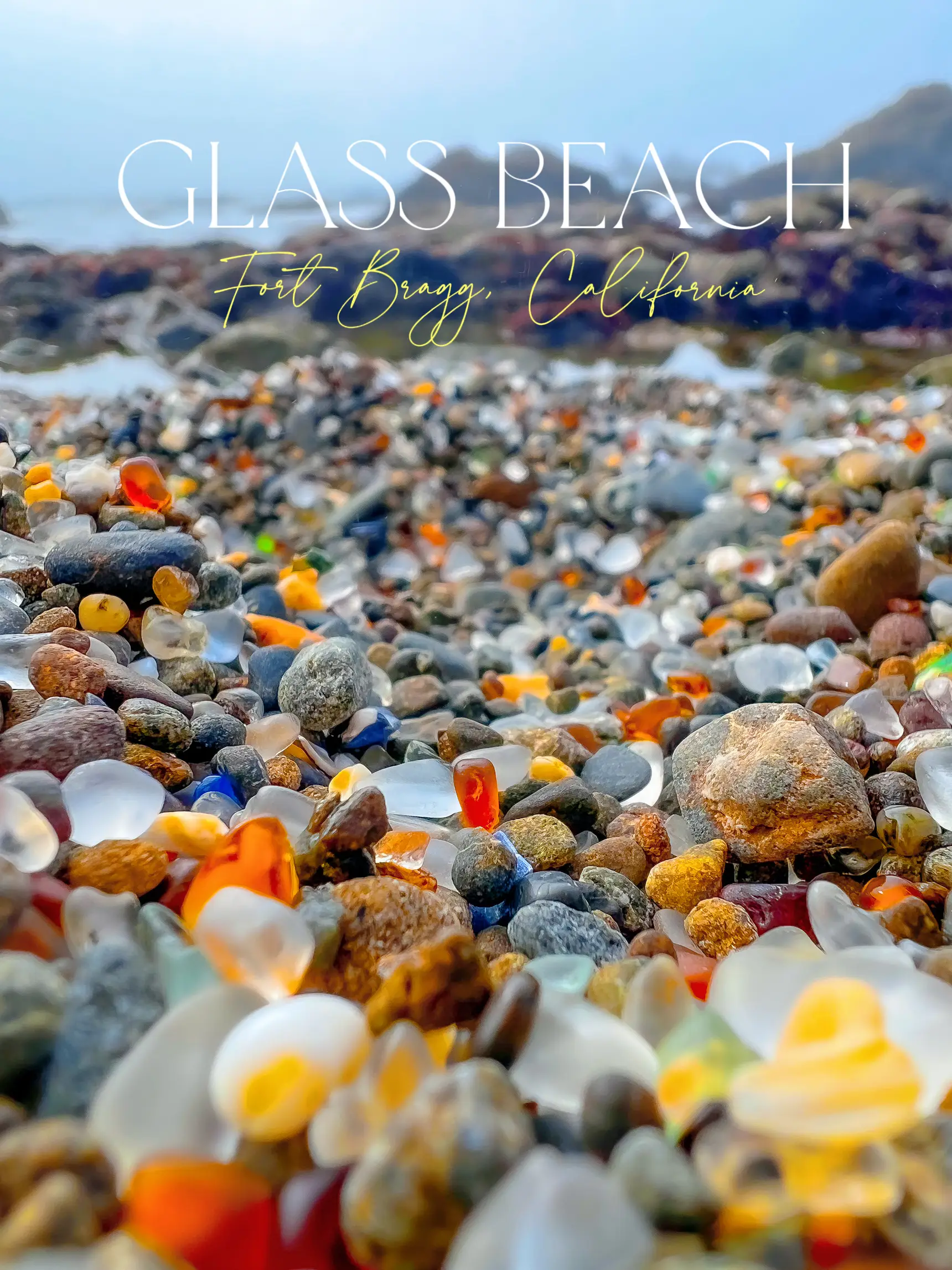 Glass Beach In Fort Bragg (Three Glass Beaches On One Coastal Trail)