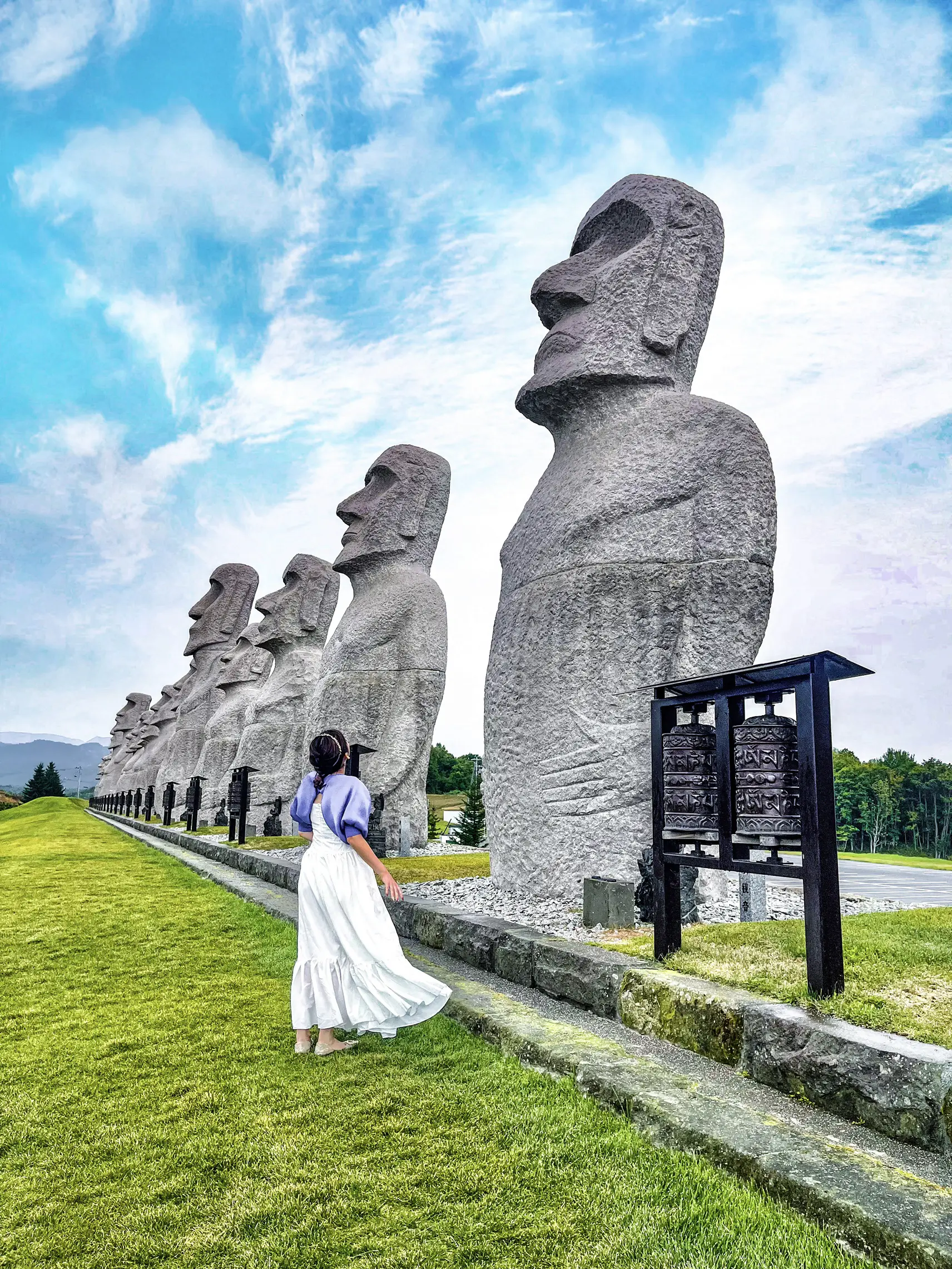 北海道】異世界旅行✈️まるでイースター島！モアイ像が33体も並ぶ