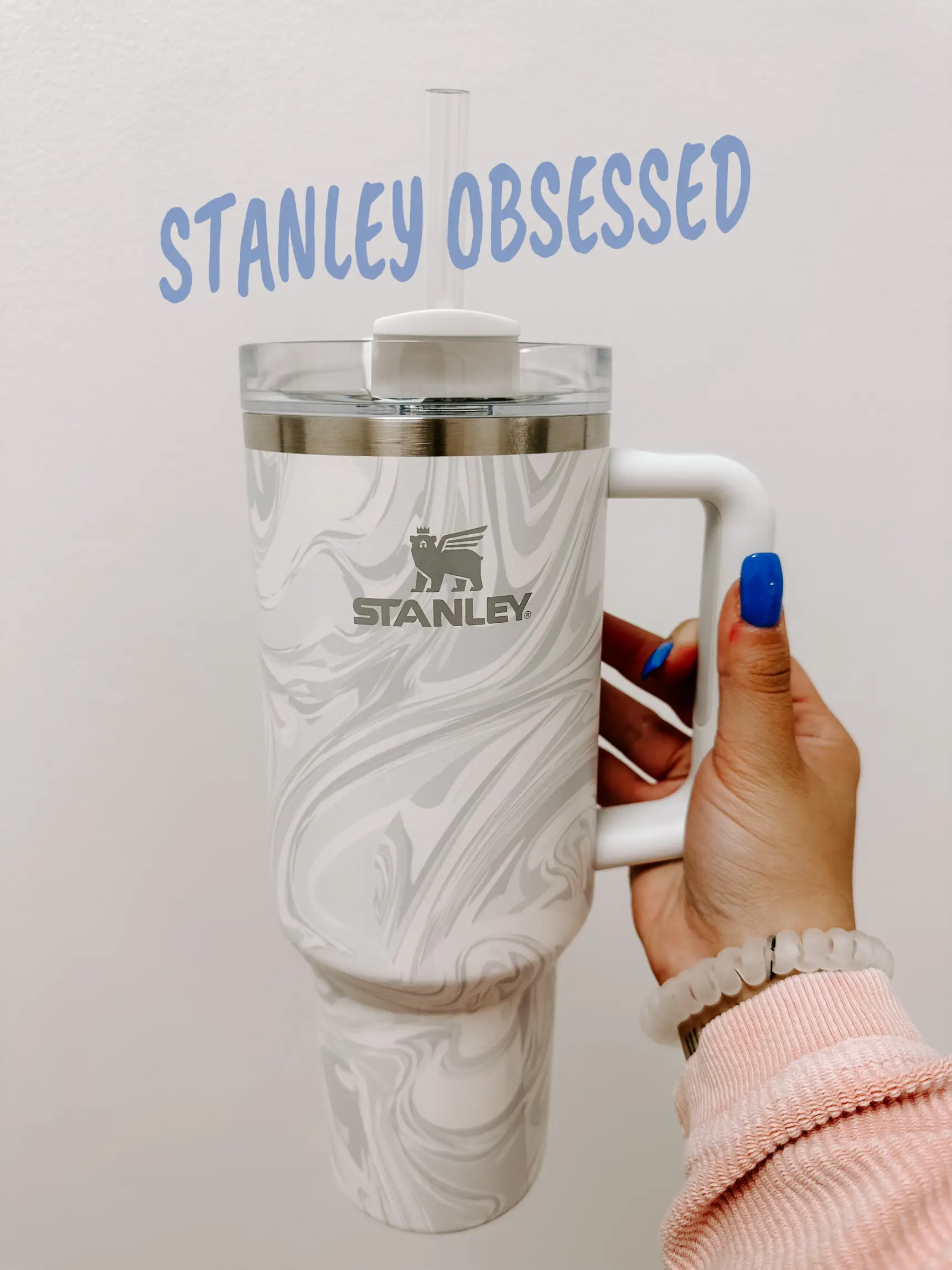 literally obsessed with my new stanley cups💘💘 #stanleycup #newcup #f, Cream Stanley Cup