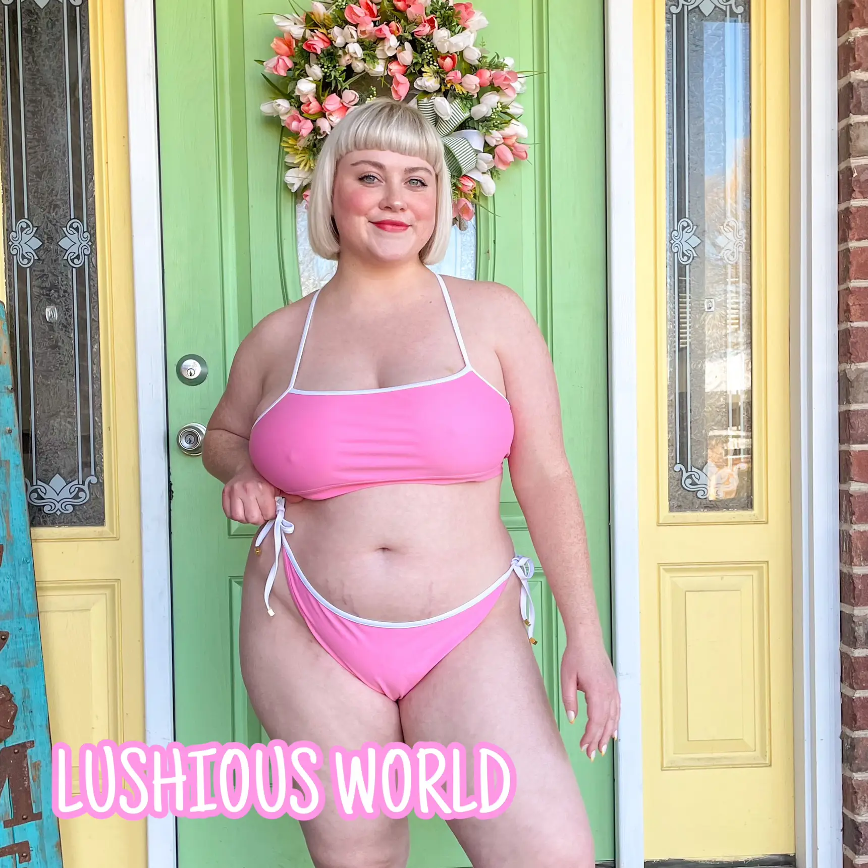 Large Size Swimsuit One Piece Swimwear Plus Big Breast Woman Swimsuits  Beach Print Fat Swim Suit (Color : Green, Size : XXXX-Large Code)