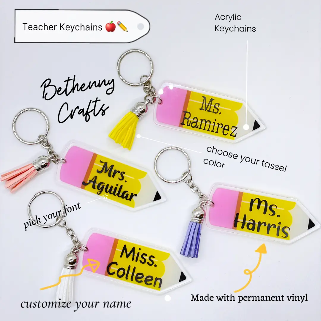 My-Whys Teacher Appreciation Keychain
