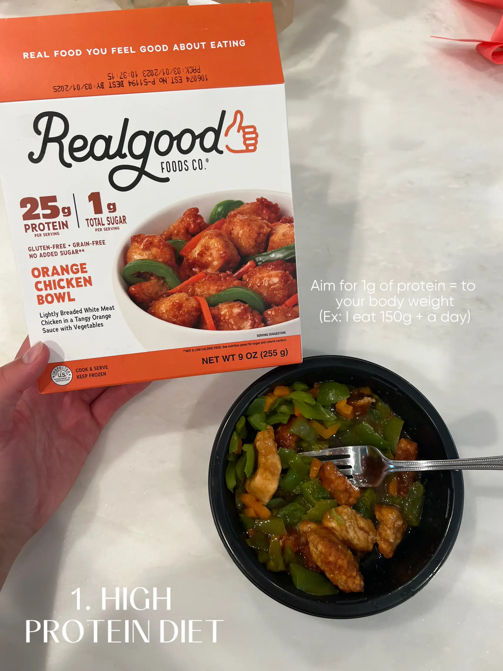 Real Good Foods Orange Chicken Bowl, 9 oz