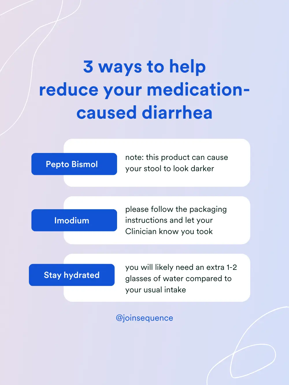 3 ways to help diarrhea on a GLP-1 med | Gallery posted by Sequence ...