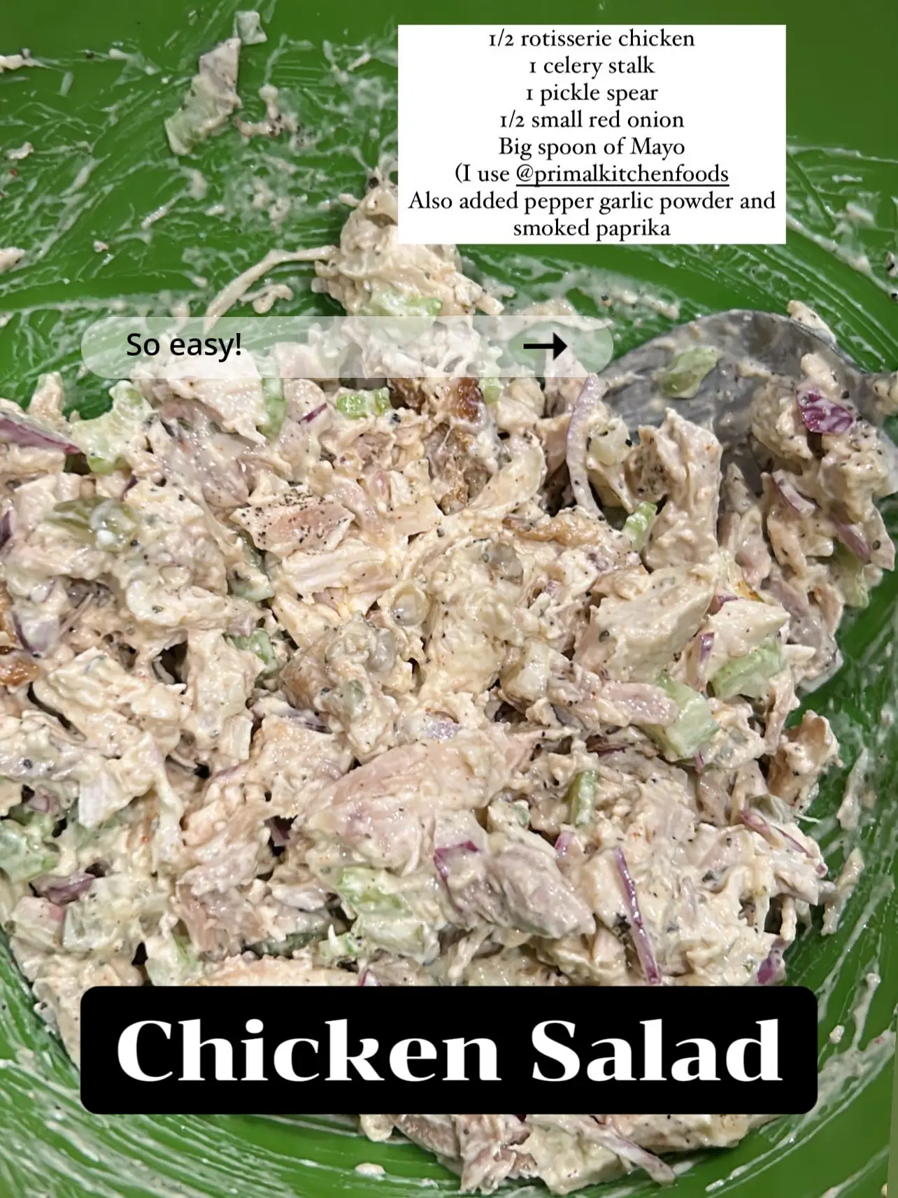 Chicken Salad with McCormick Mayonesa