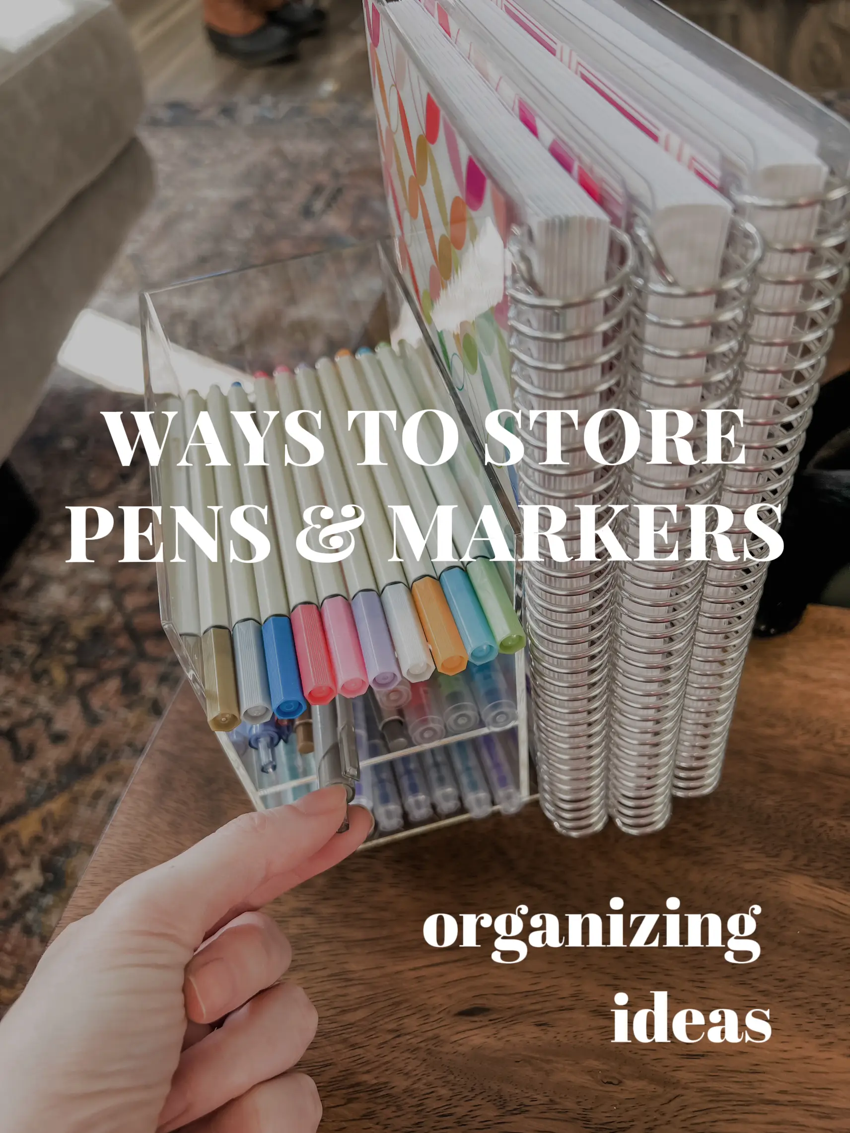 7 Ways to Organize Your Markers