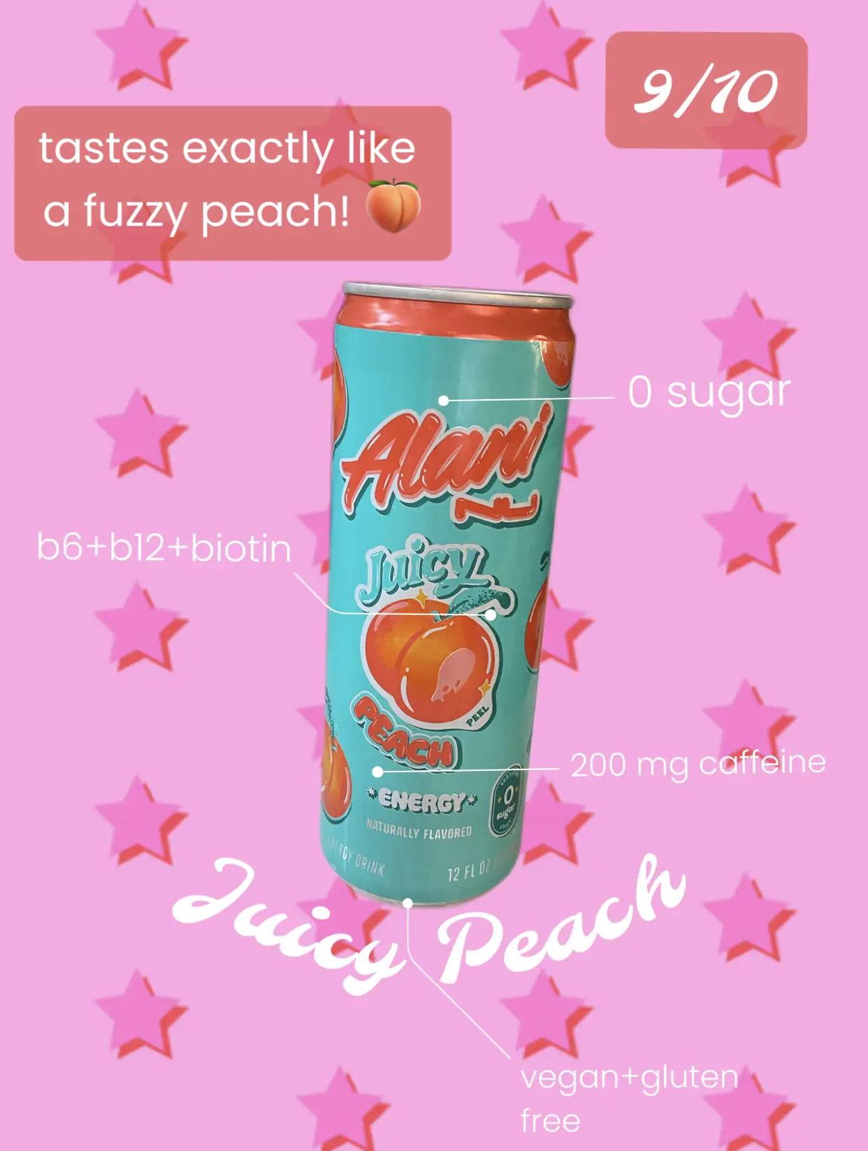 juicy peach 🍑💦 alani nu energy drink review | Gallery posted by jenna ...