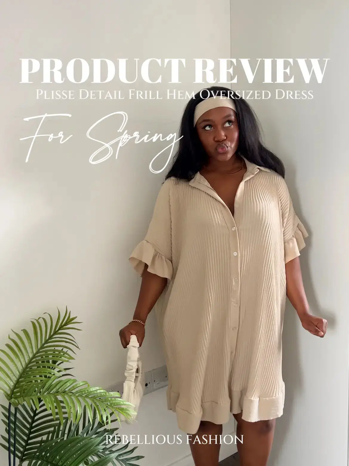 REVIEWING REBELLIOUS FASHION OVERSIZED DRESS
