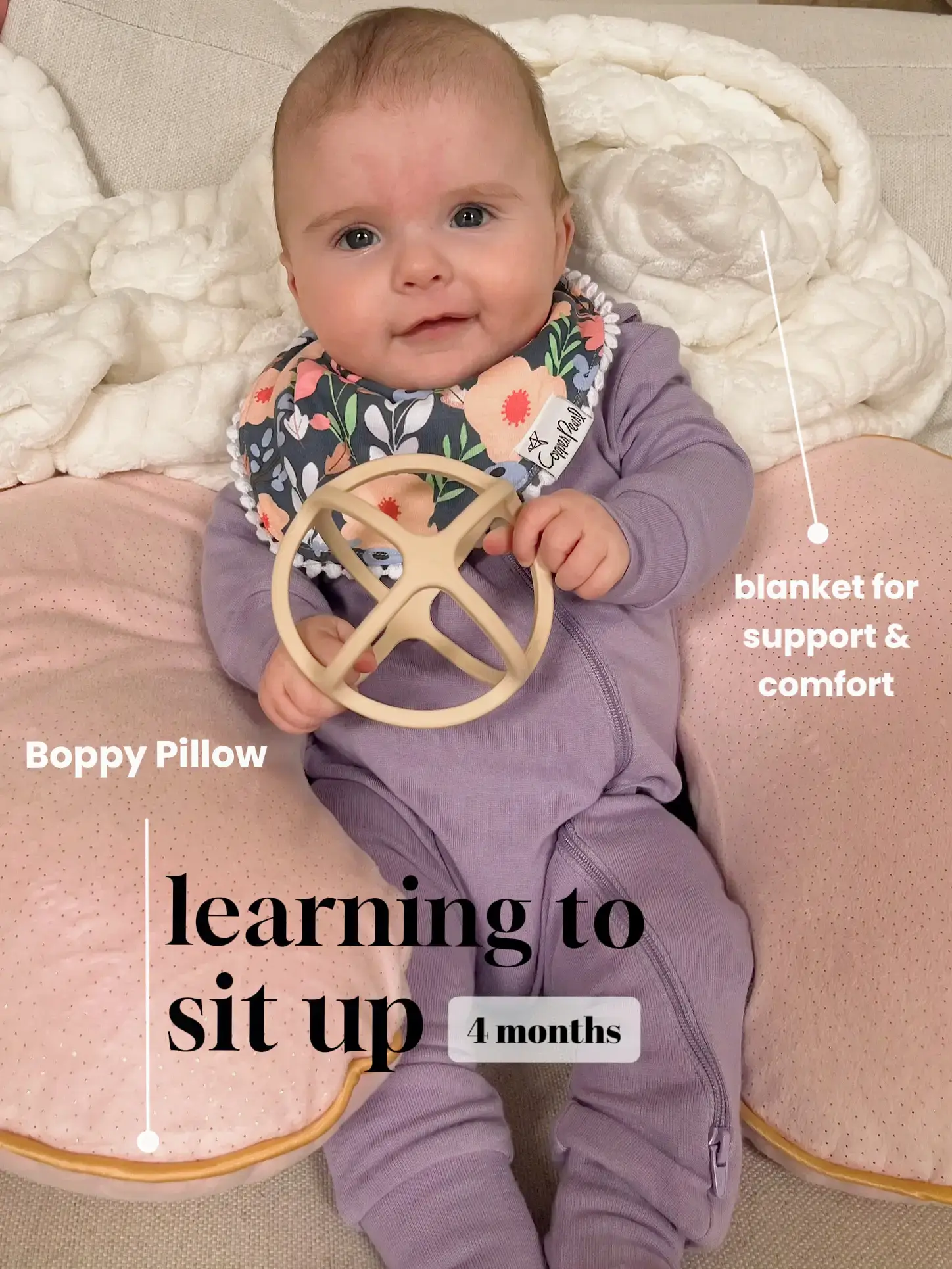 Boppy pillow hotsell for sitting up