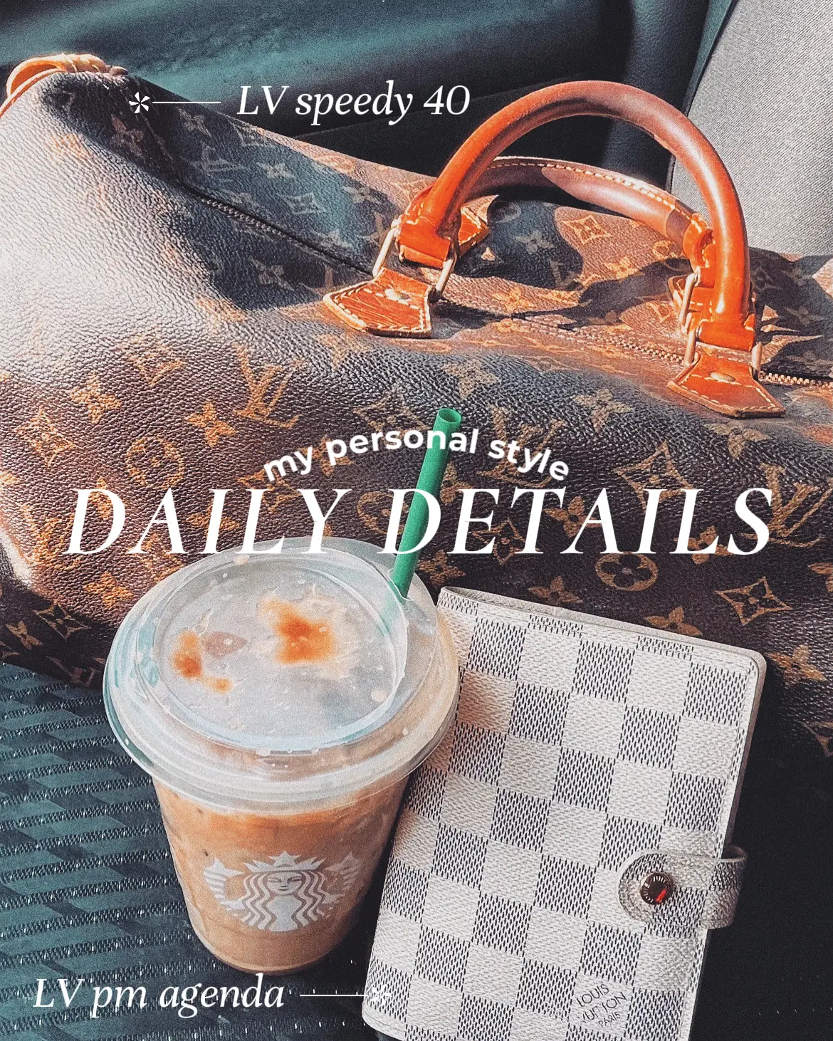 Louis Vuitton personalizes Starbucks cup #starbucks