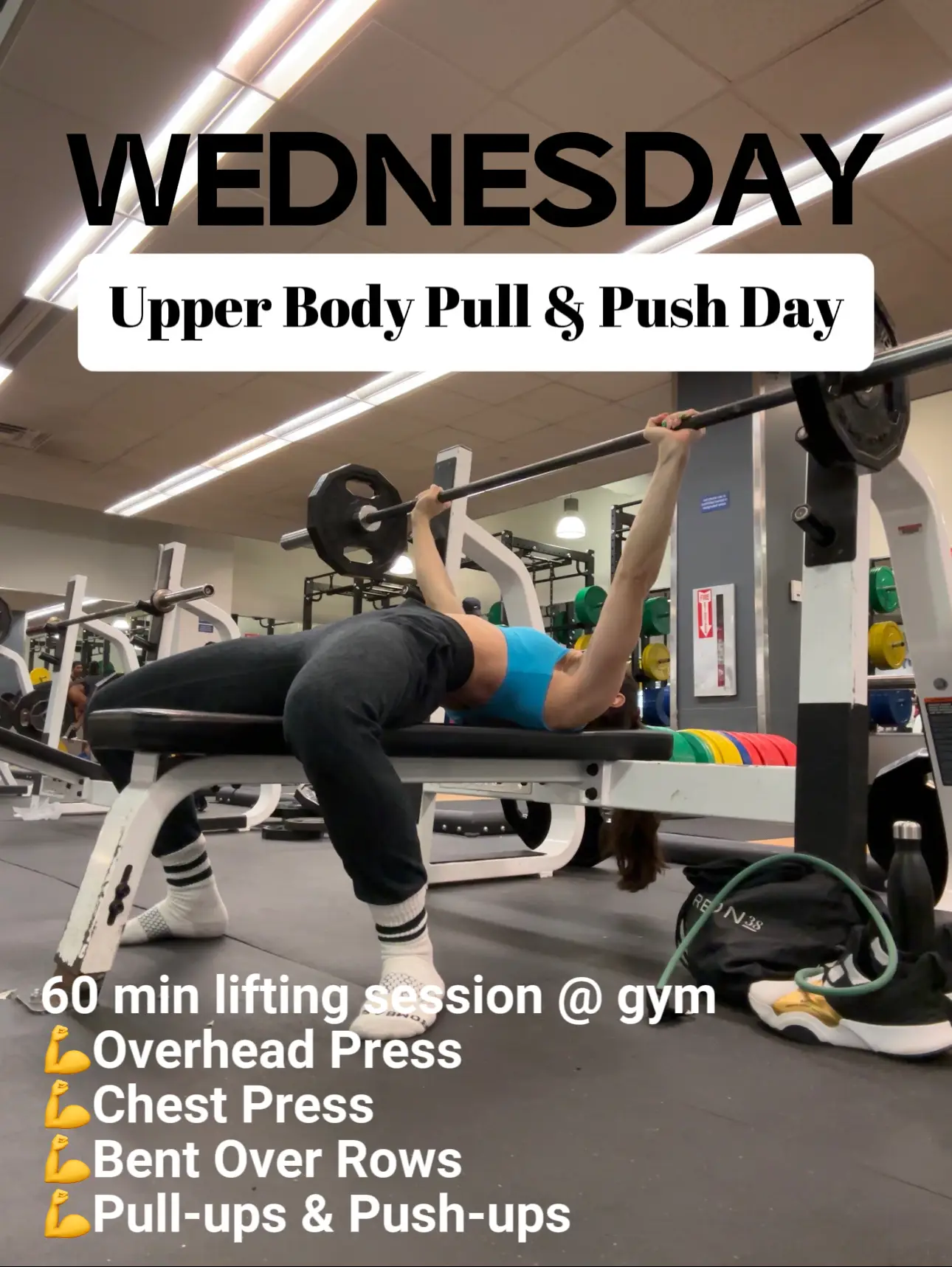 Upper body push discount day