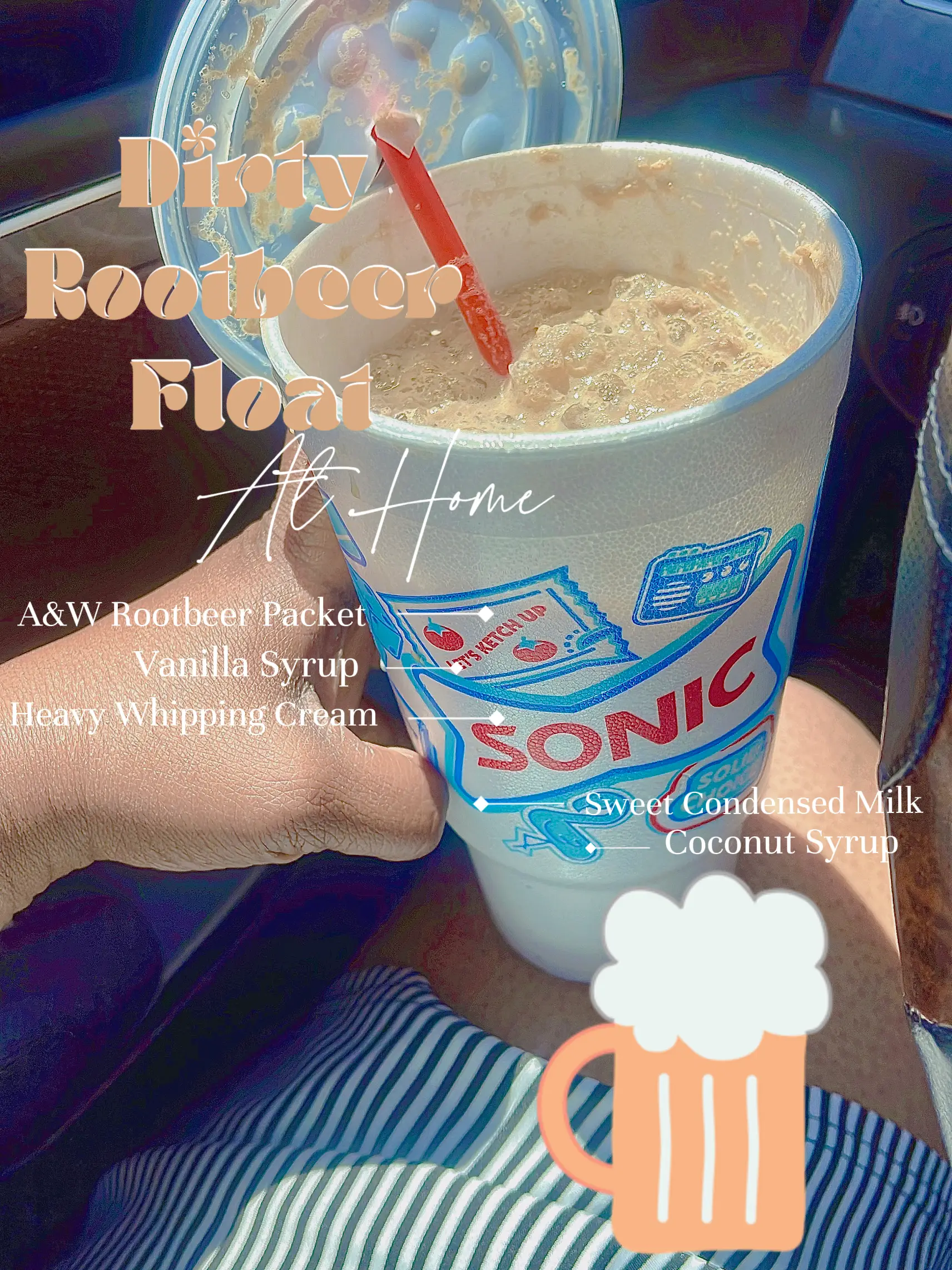 Sonic “Dirty” Rootbeer Float at Home แกลเลอรีที่โพสต์โดย Totally