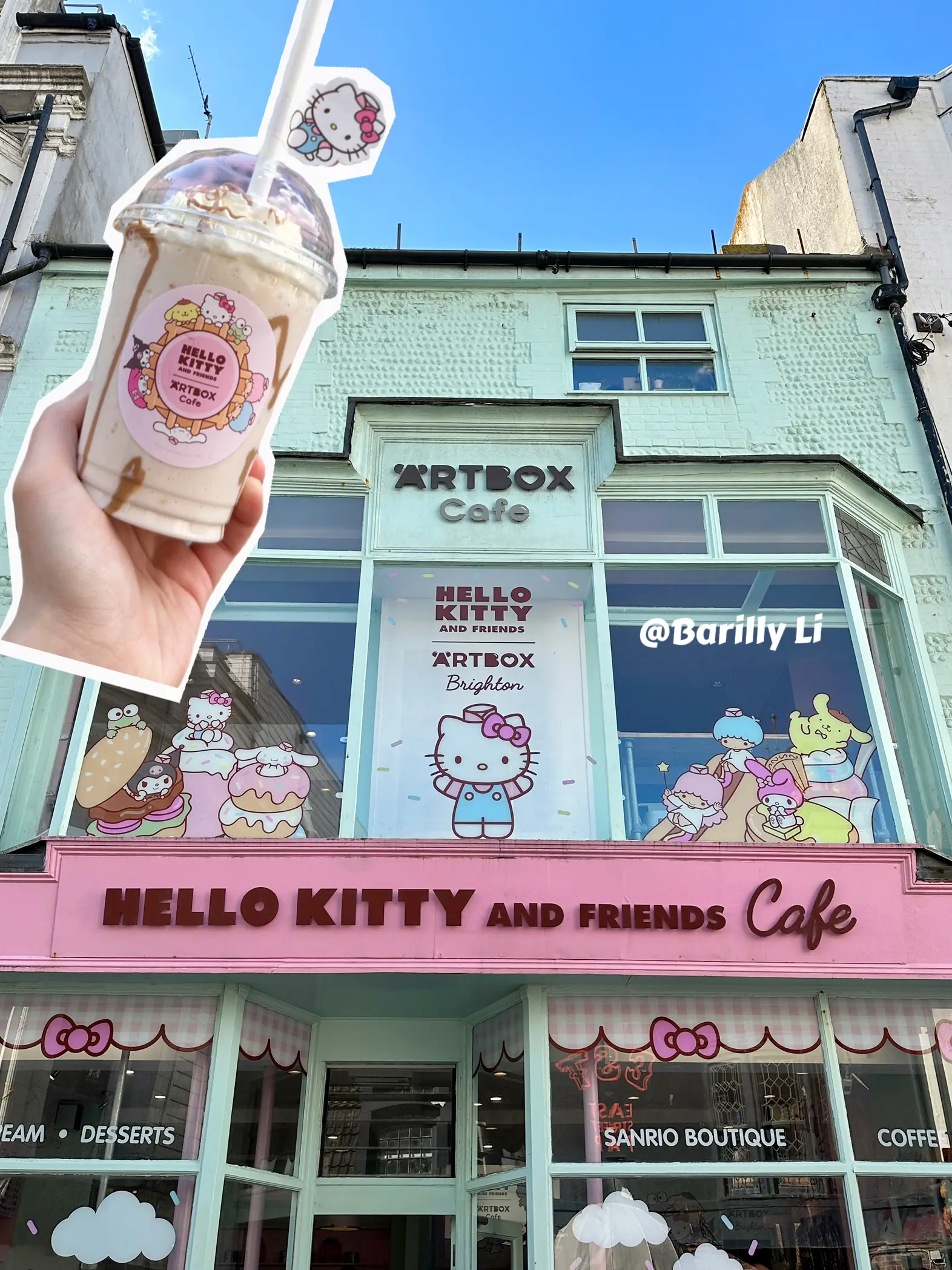 Went to the hello kitty cafe in Irvine, CA with a friend i haven't