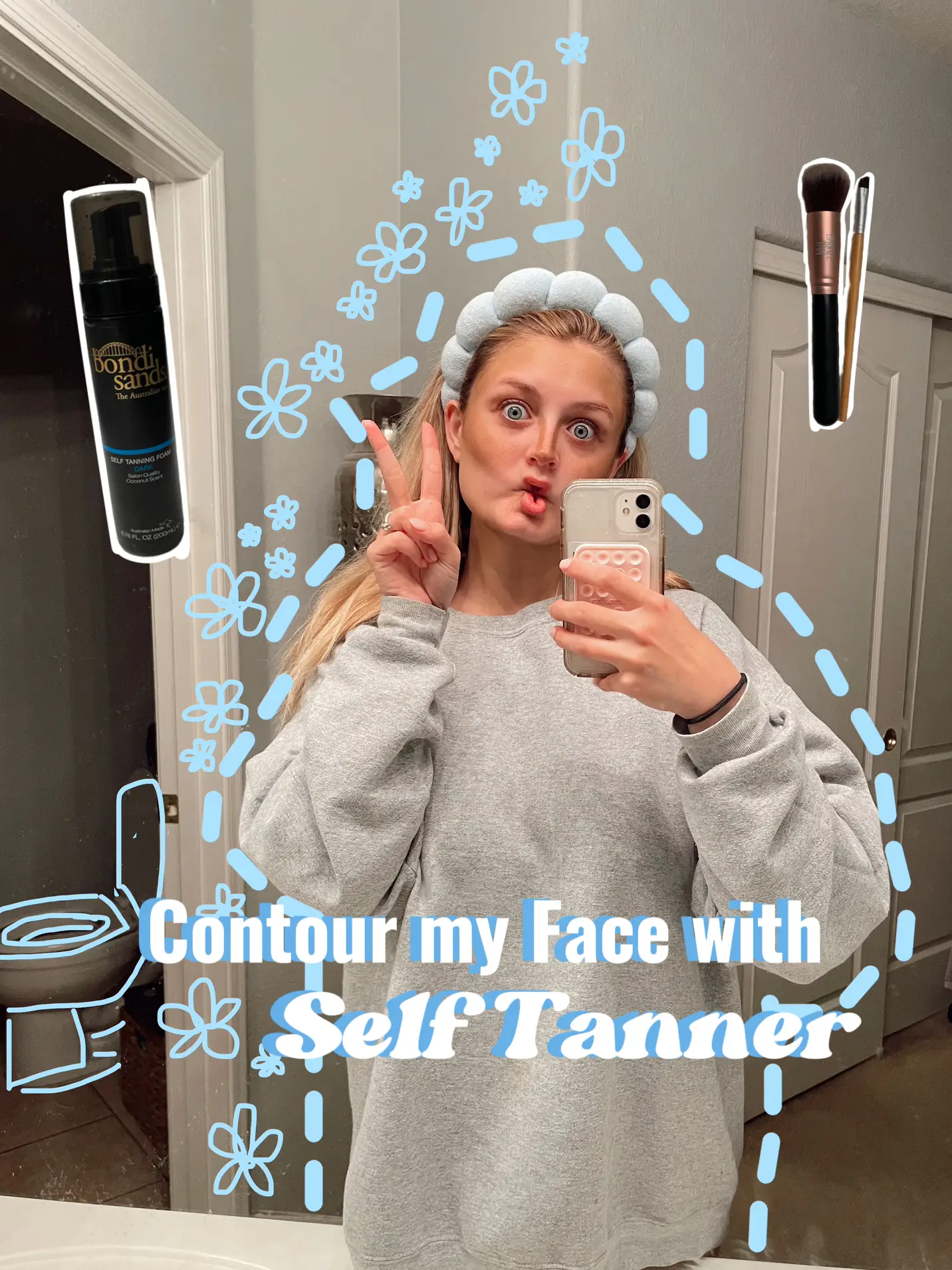How I Contour My Face with Self Tanner 🖤 Gallery posted by Bella Lemon8