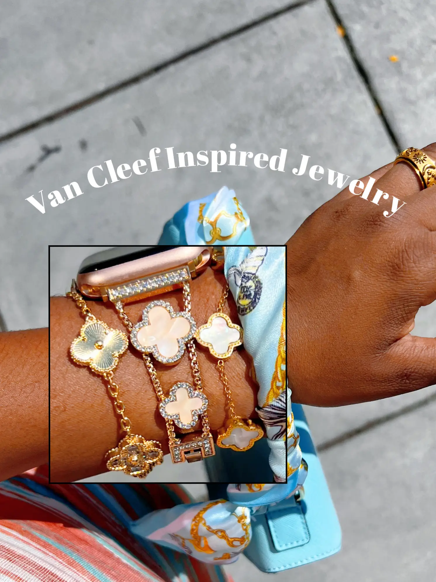 I found these really cute bracelets on , similar to Van Cleef & , Van  Cleef Necklace
