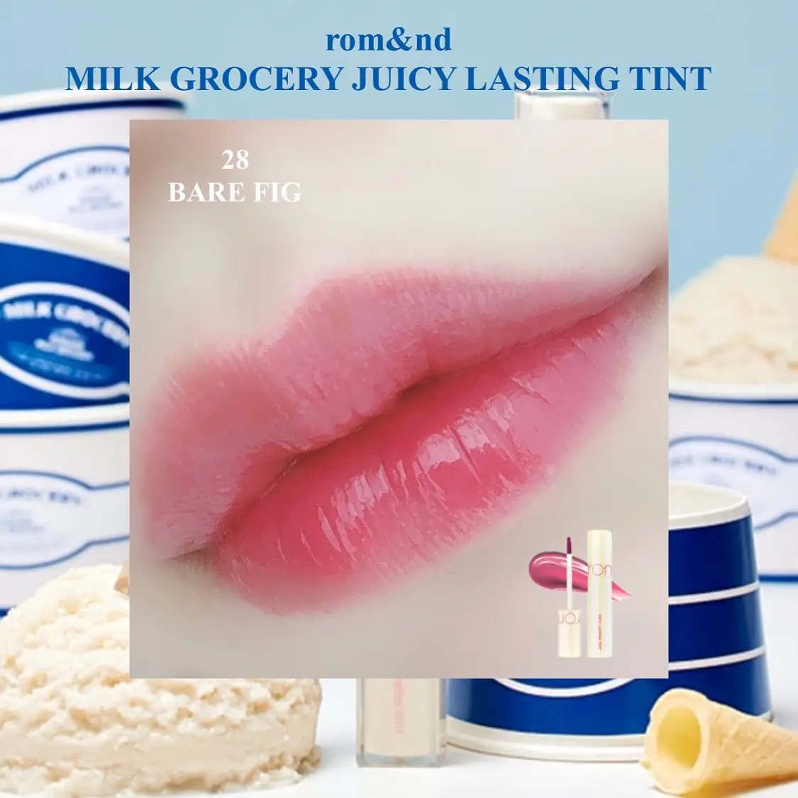 Rom&nd Juicy Lasting Tint Milk Grocery Series