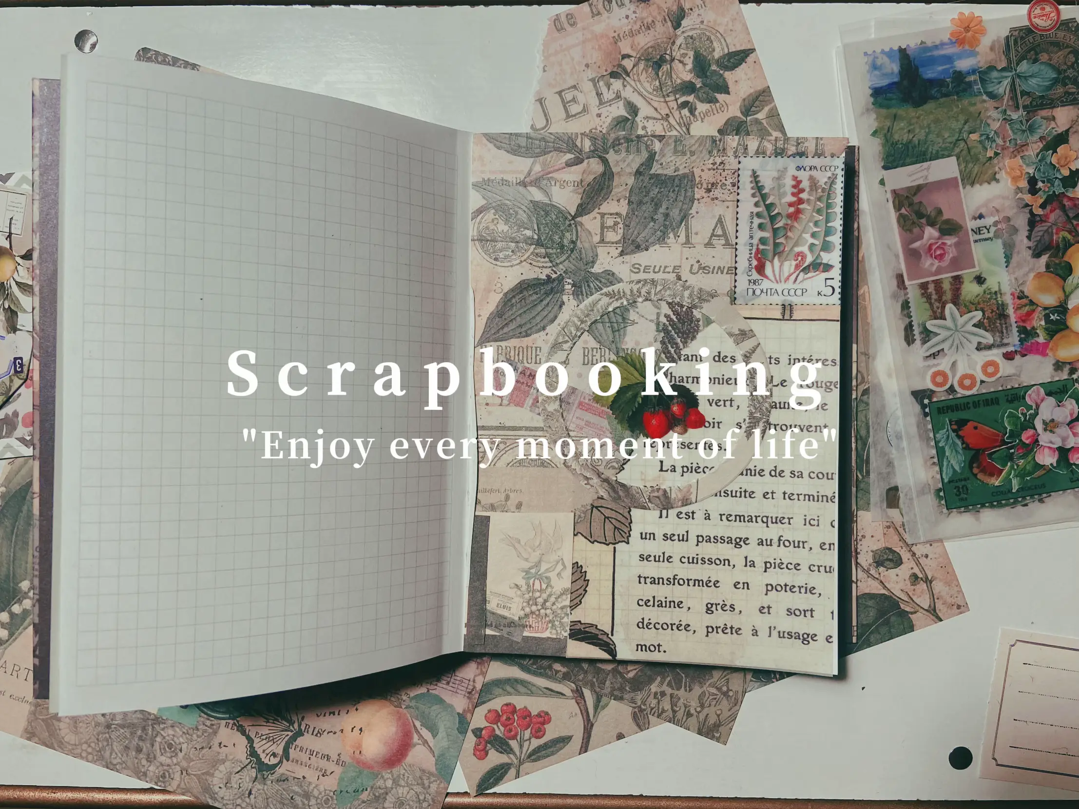Scrapbook aesthetic ideas 💡  Diy photo book, Photo album