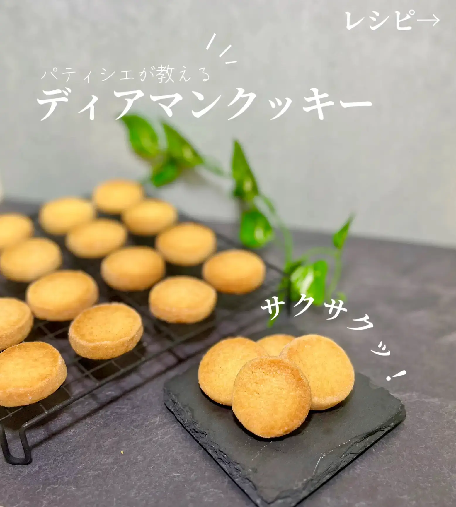 サクッとホロッと 手作りクッキー ディアマンクッキー - 食品