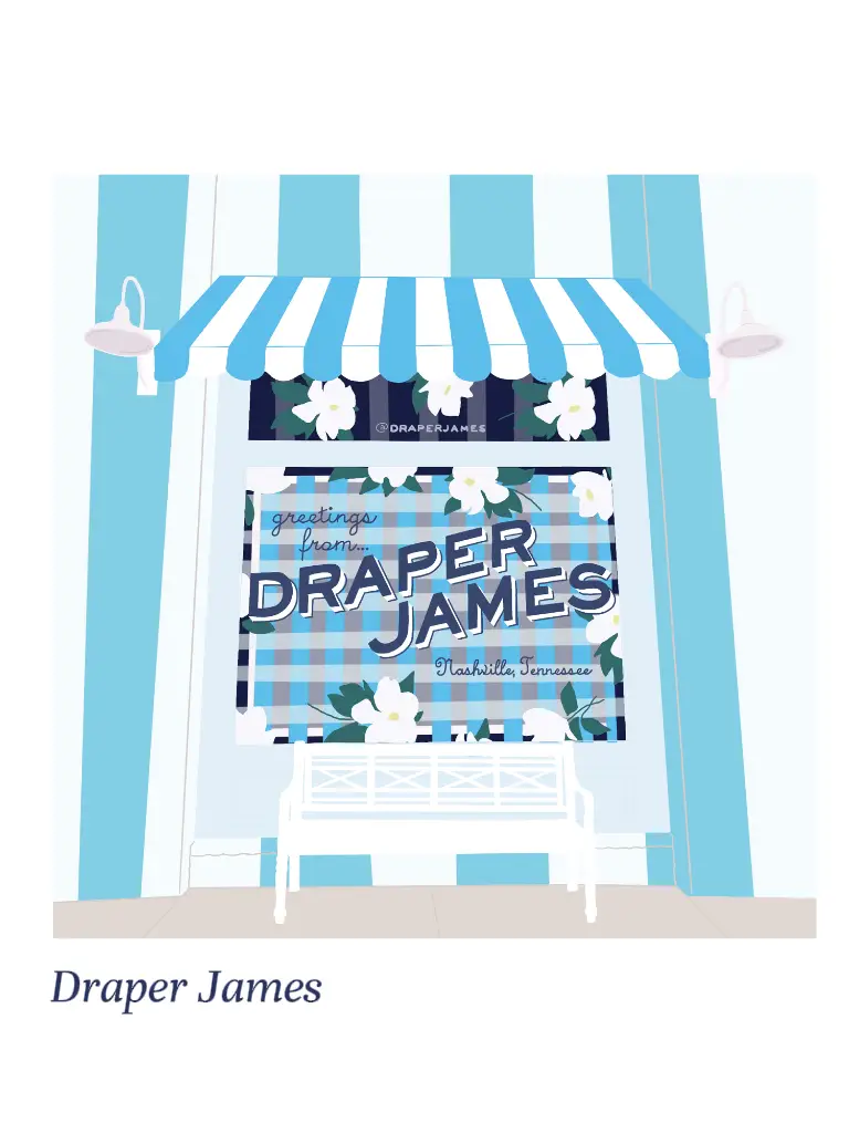 Greetings from Draper James Nashville… – The Blue Hydrangeas – A