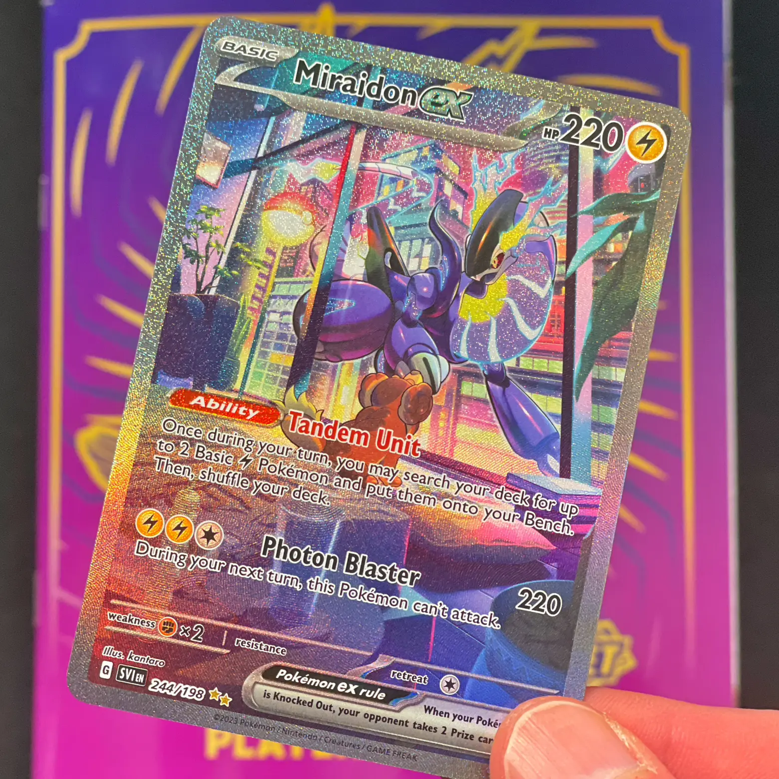 Carta pokemon Miraidon ex - Vinted