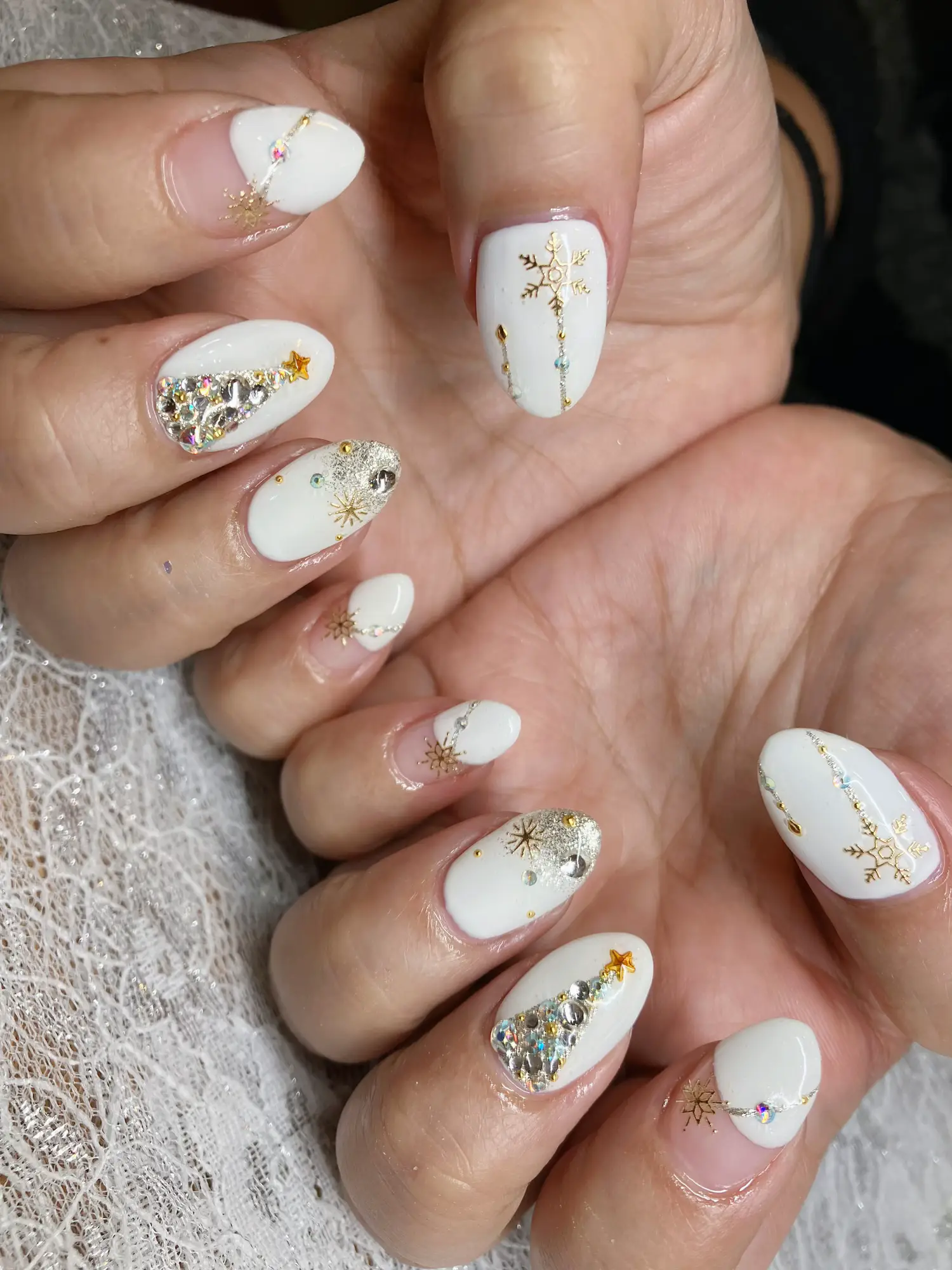 ⛄️ホワイトクリスマスネイル? | あやちょが投稿したフォトブック 