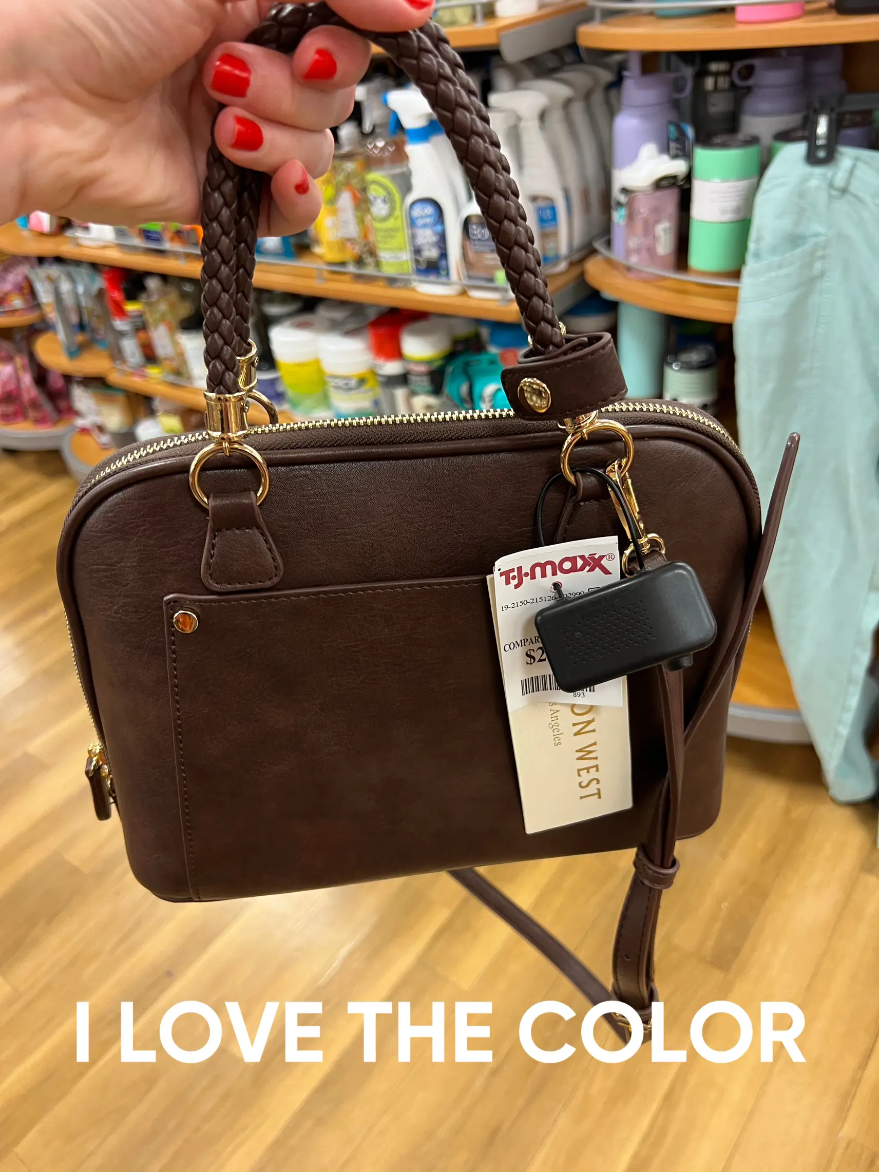 I went to TJ Maxx this morning and I found this cute crossbody bag