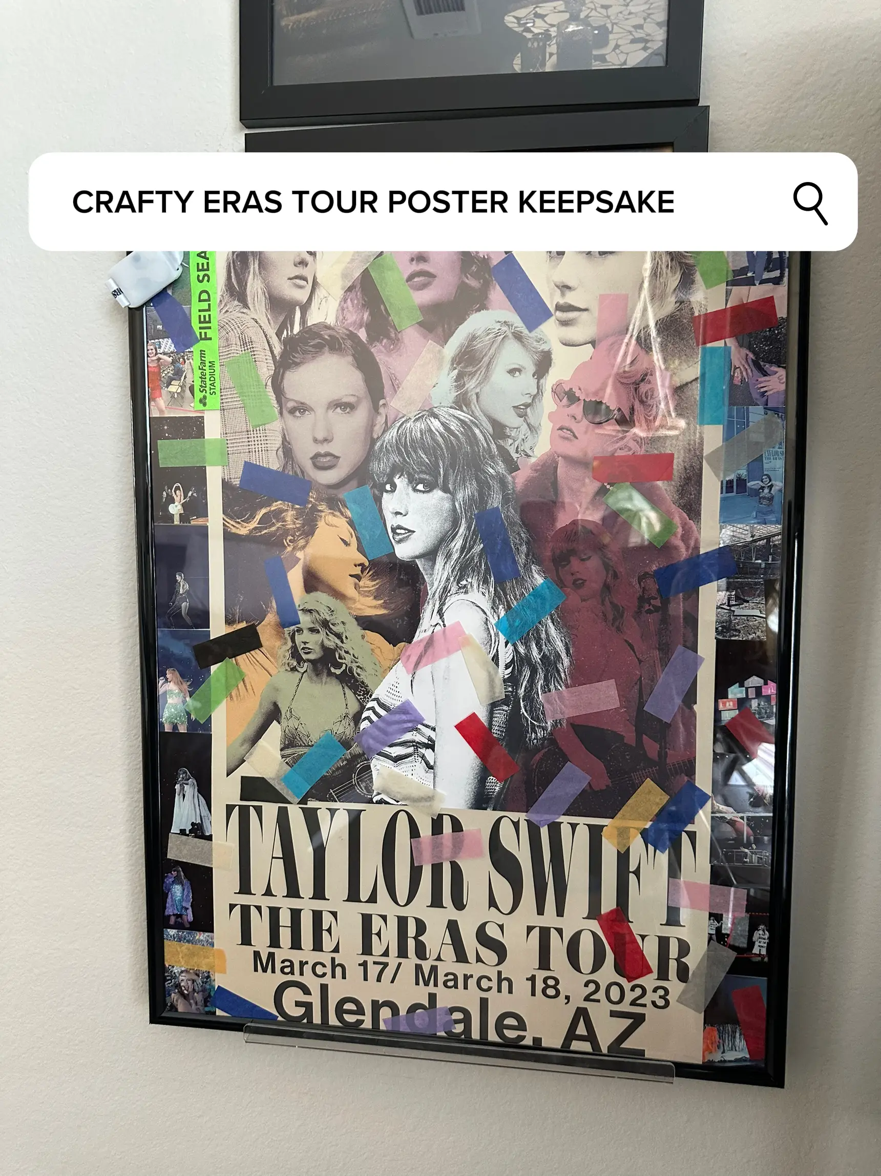 Poster Taylor Swift The Eras Tour Glendale, AZ 2023