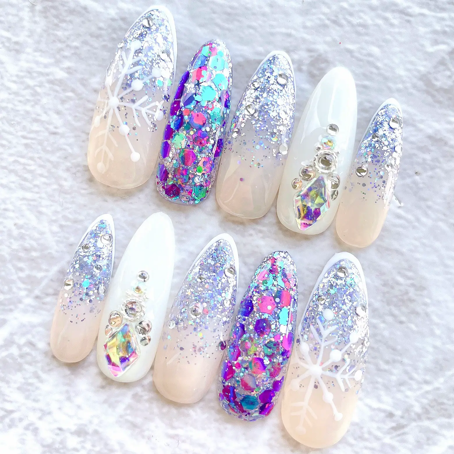激安☆ウィンターネイルチップ☆ 厳しかっ