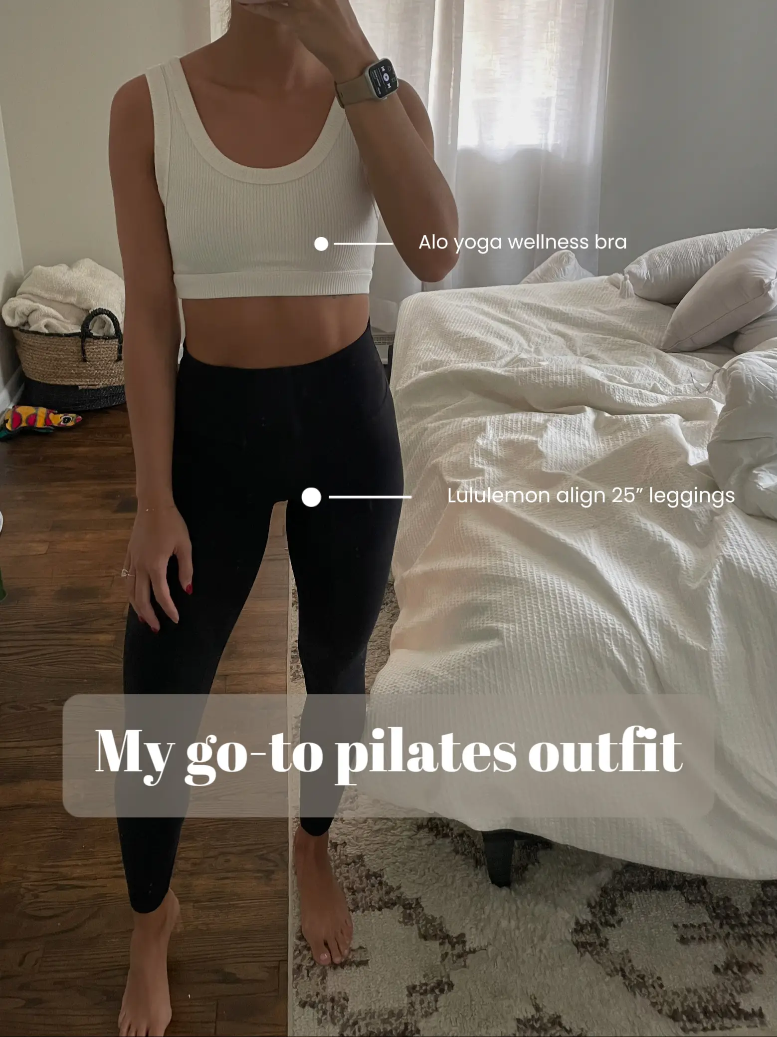 My go-to pilates outfit🤍, Gallery posted by Justgotocourt