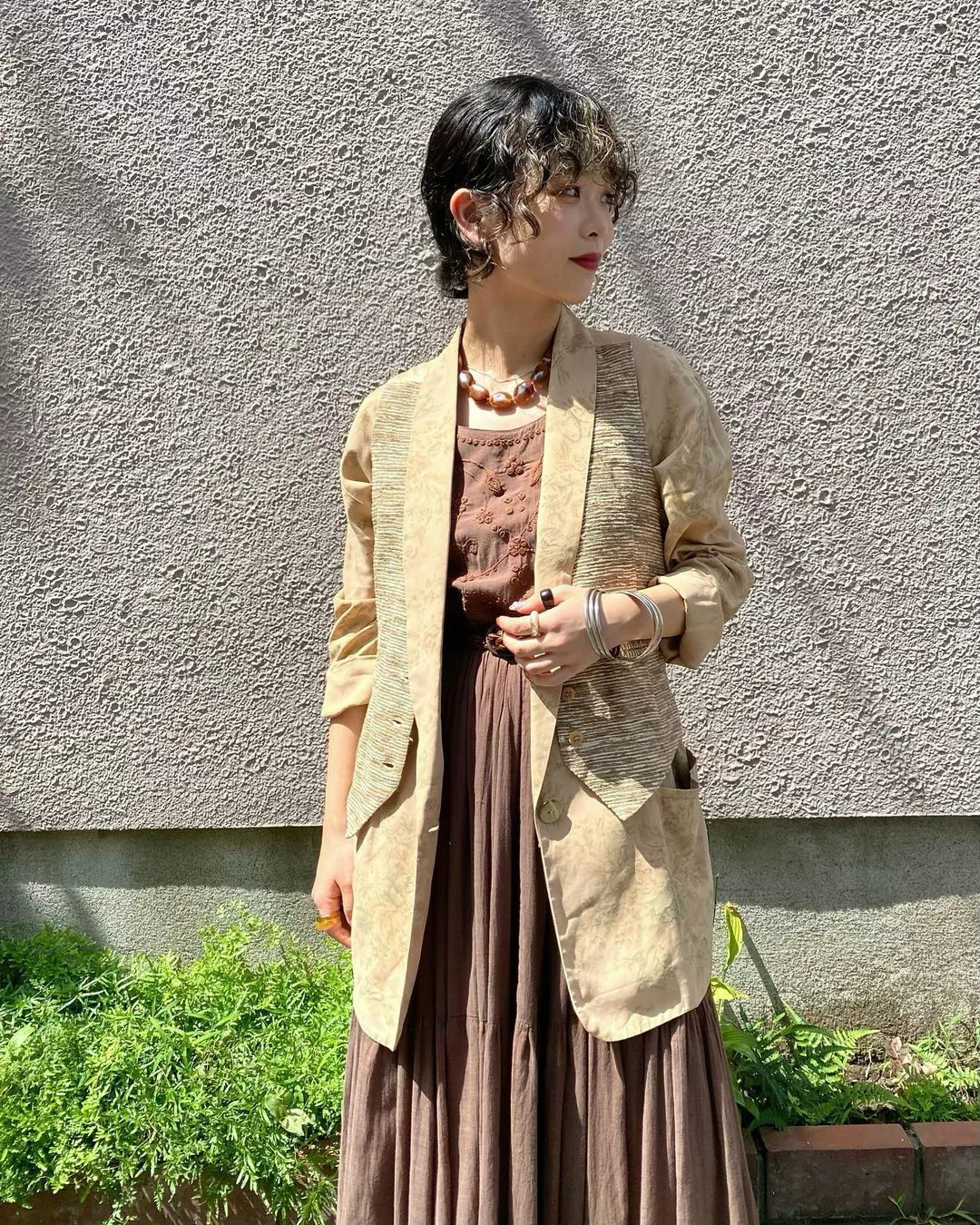 古着で楽しむアースカラーコーデ | 古着屋RAINBOWが投稿したフォト 