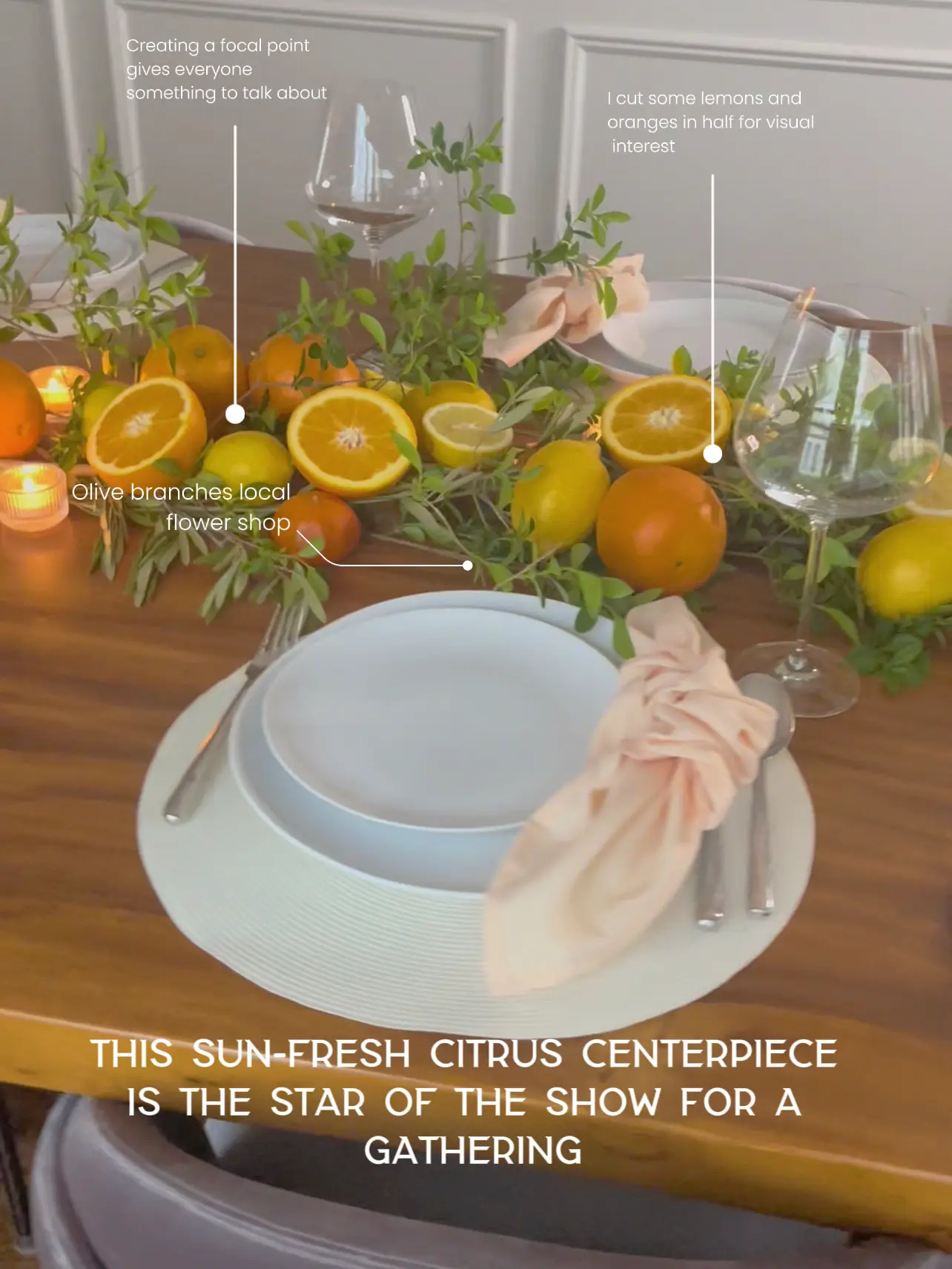 Hosting Inspiration, Citrus Tablescape, Gallery posted by HouseOfDutton