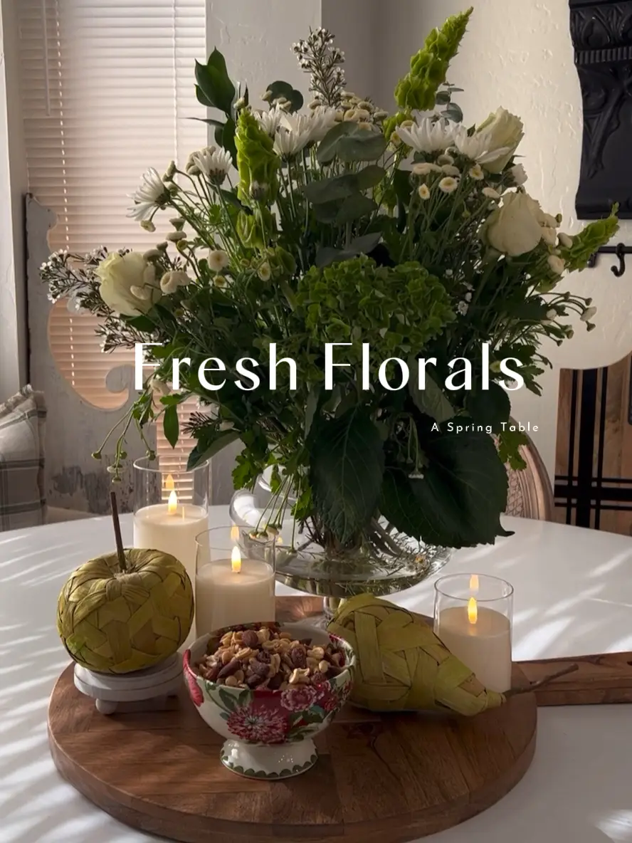 Fresh Flower Centerpiece, Video published by Kiresten