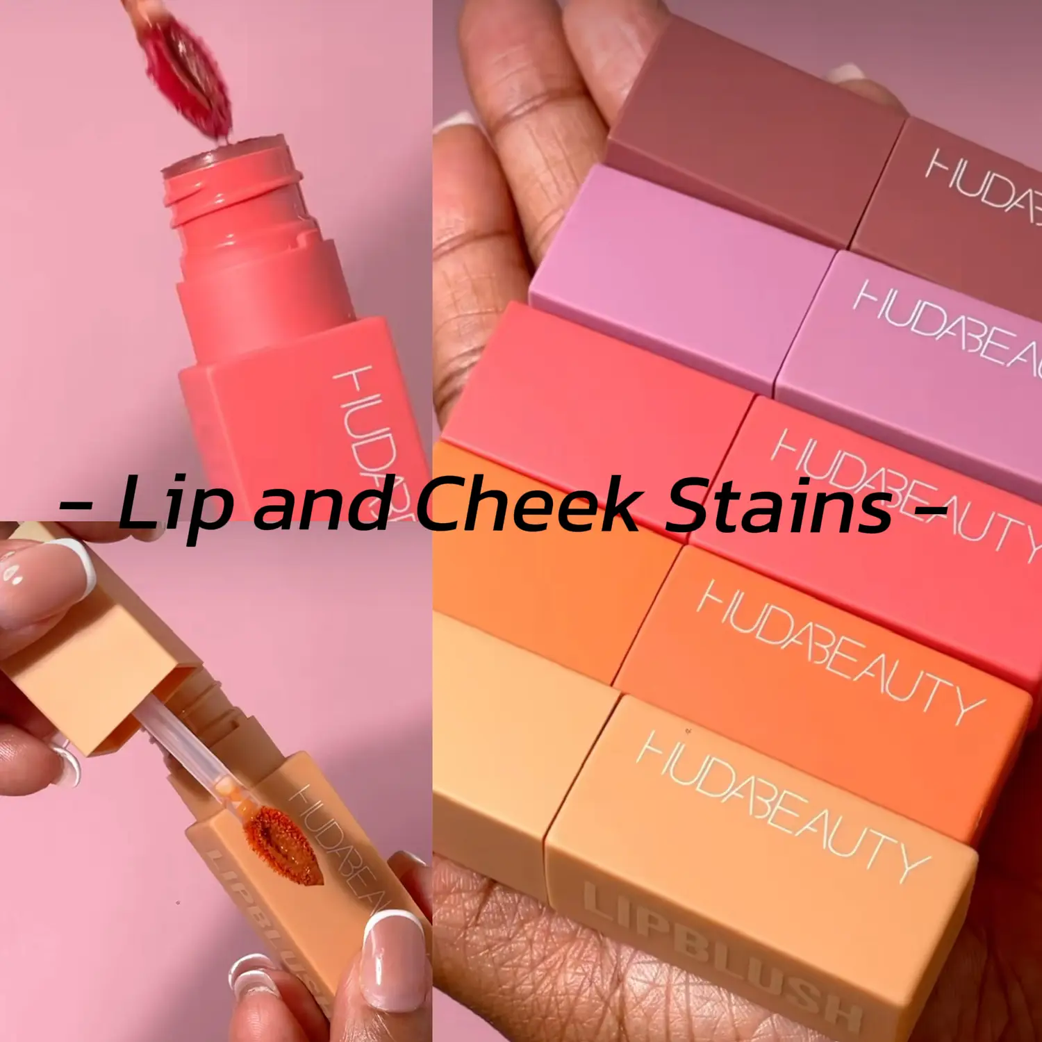 Lip Blush Cream Lip & Cheek Stain - HUDA BEAUTY