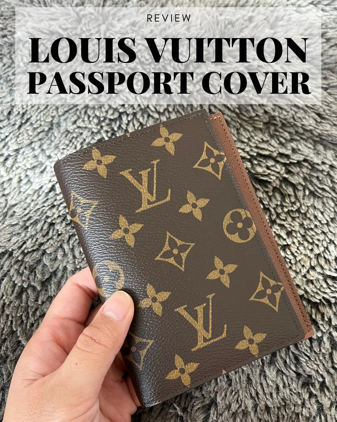 LOUIS VUITTON  PASSPORT COVER REVIEW 