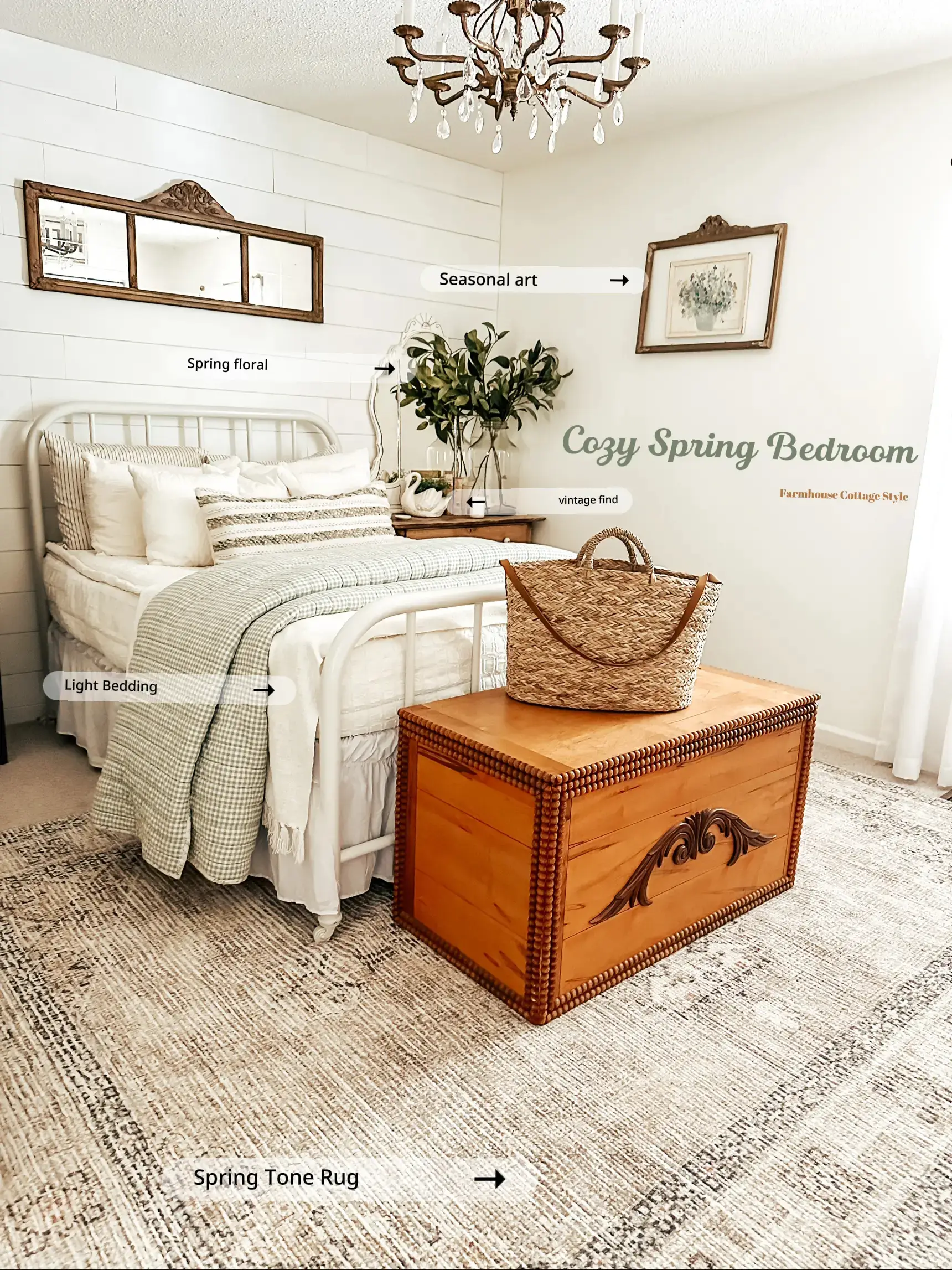 Thrifty & Cozy Cottagecore Laundry Room - Loving Grace Home