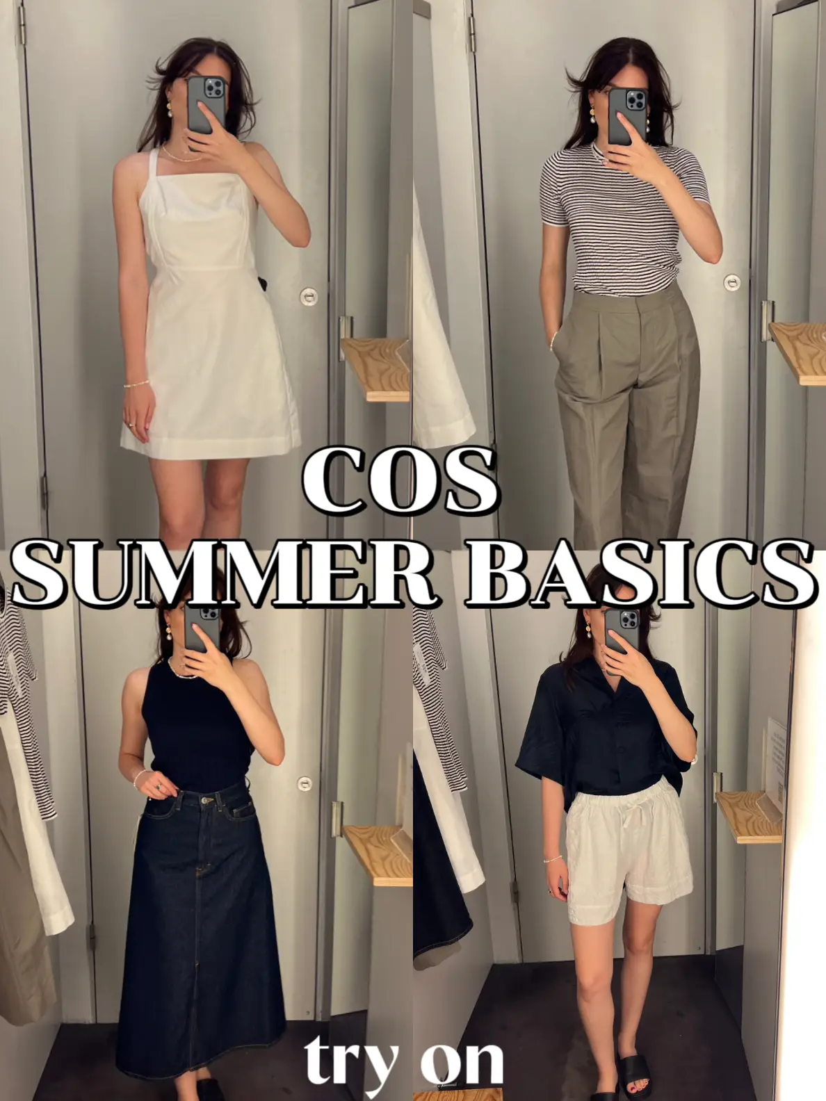 COS Summer Basics Try On - Minimal Everyday Style