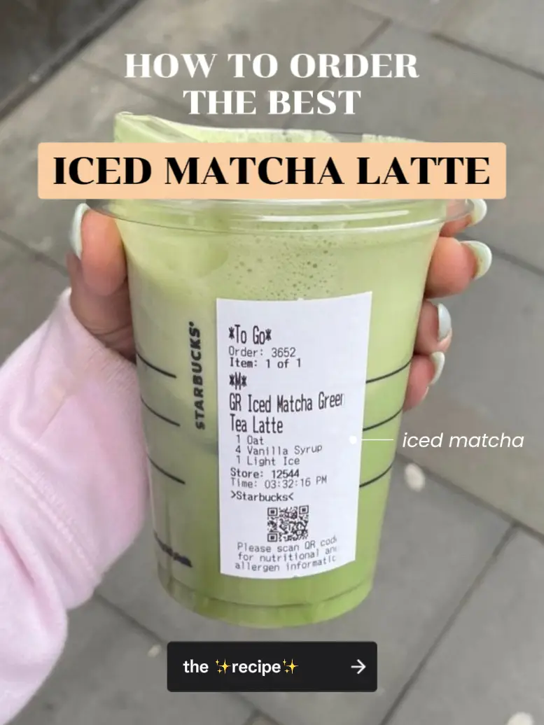 Iced Matcha Latte - Life Made Sweeter