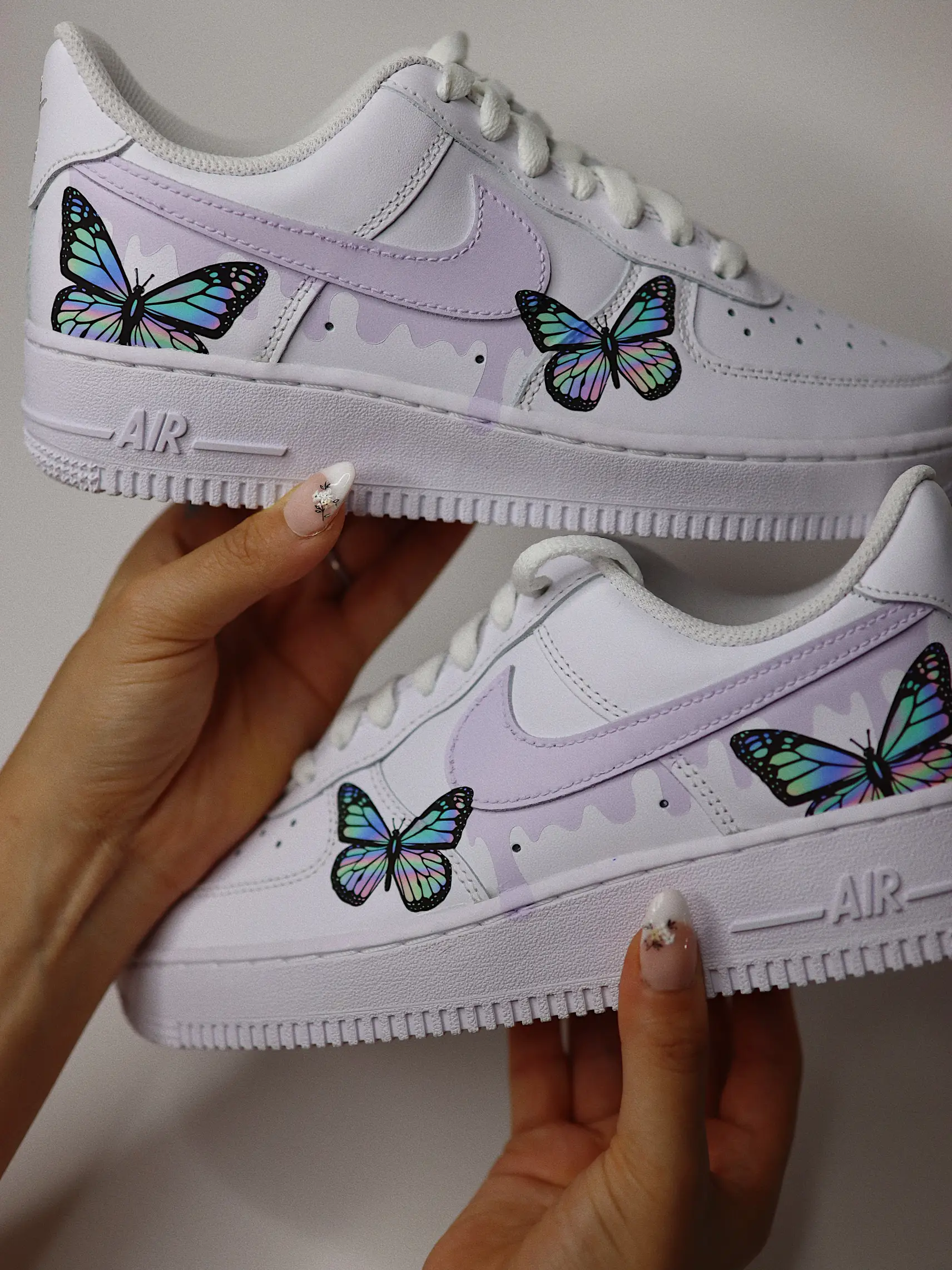 Butterfly Drip Swoosh Custom Air Force 1 🦋😍, Gallery posted by  SoleCraftStudio