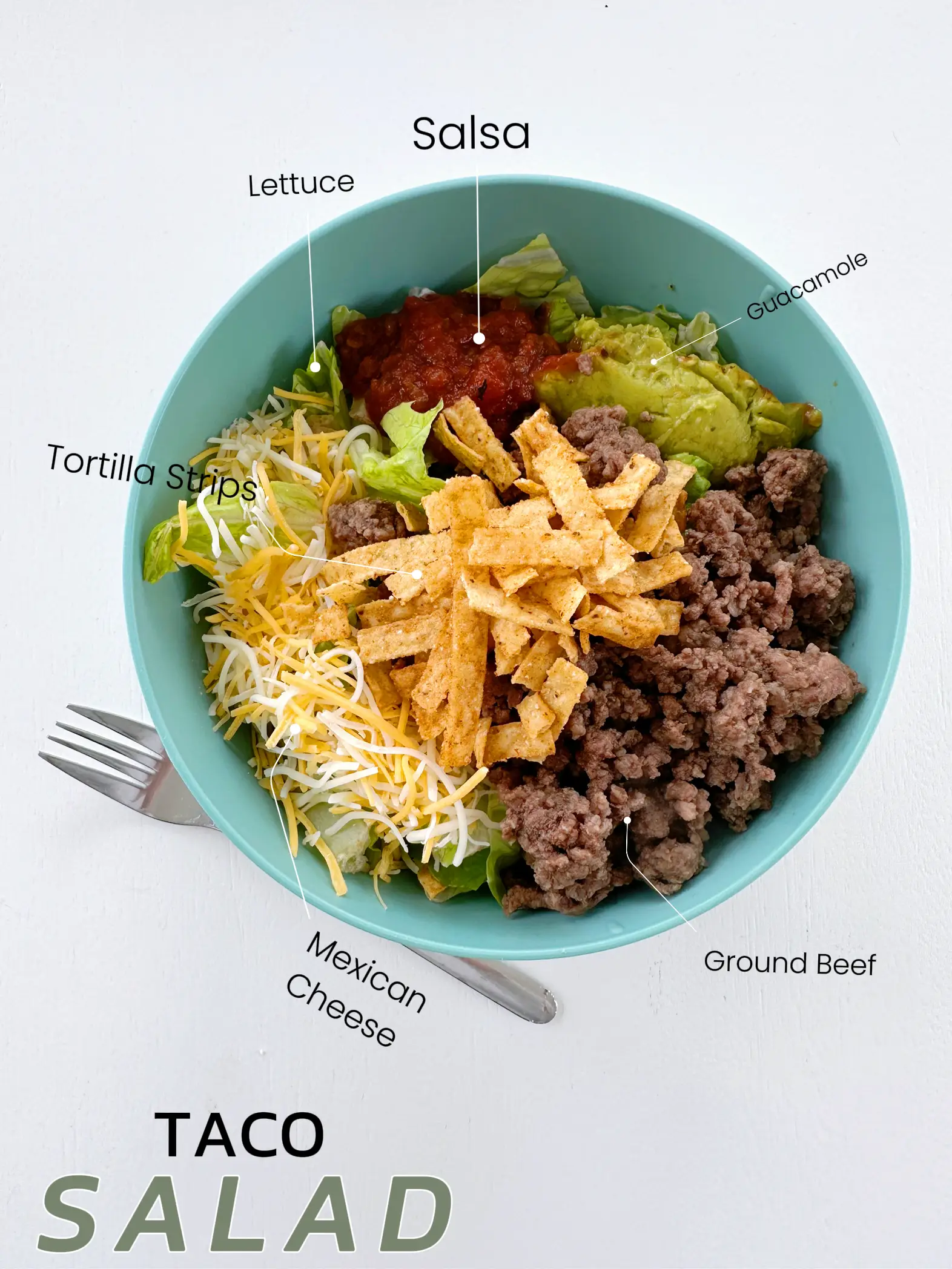 I lost 87 lbs - my Mexican salad bowl lunch takes two minutes to put  together and tastes so good