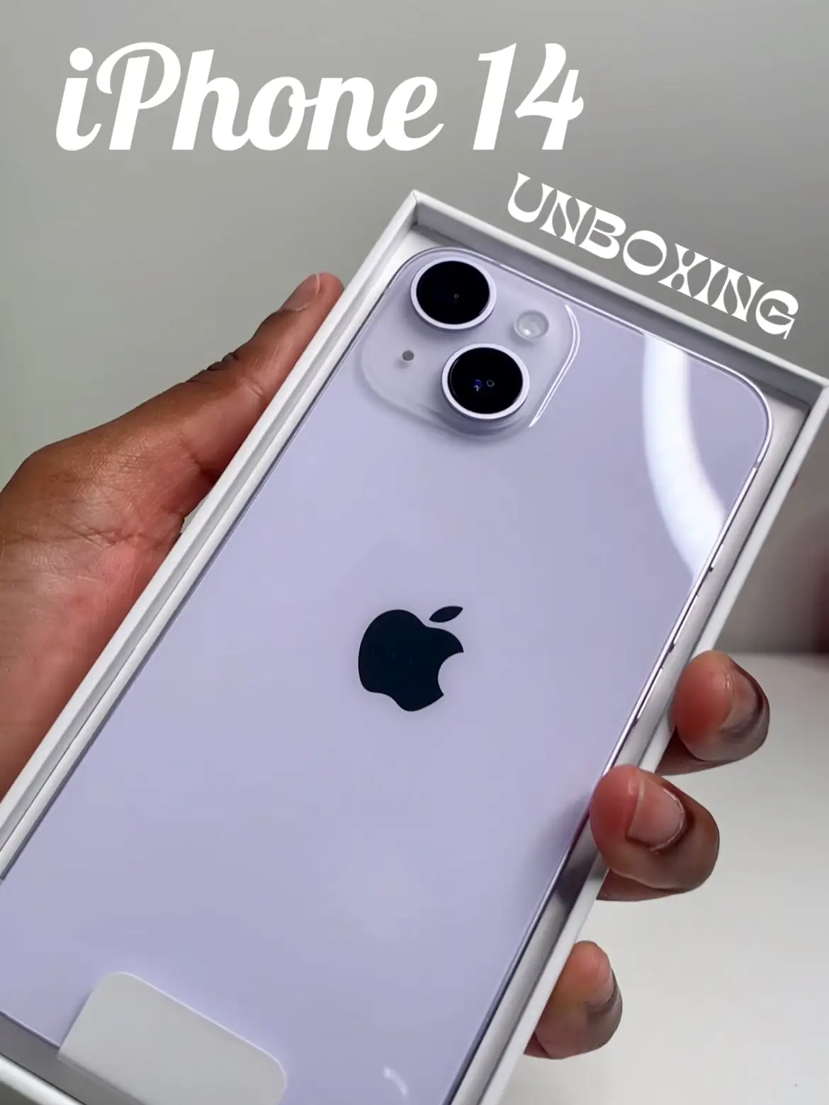 iPhone 14 Unboxing ☁️🦄💜☁️, Video published by Daniah ❤︎︎