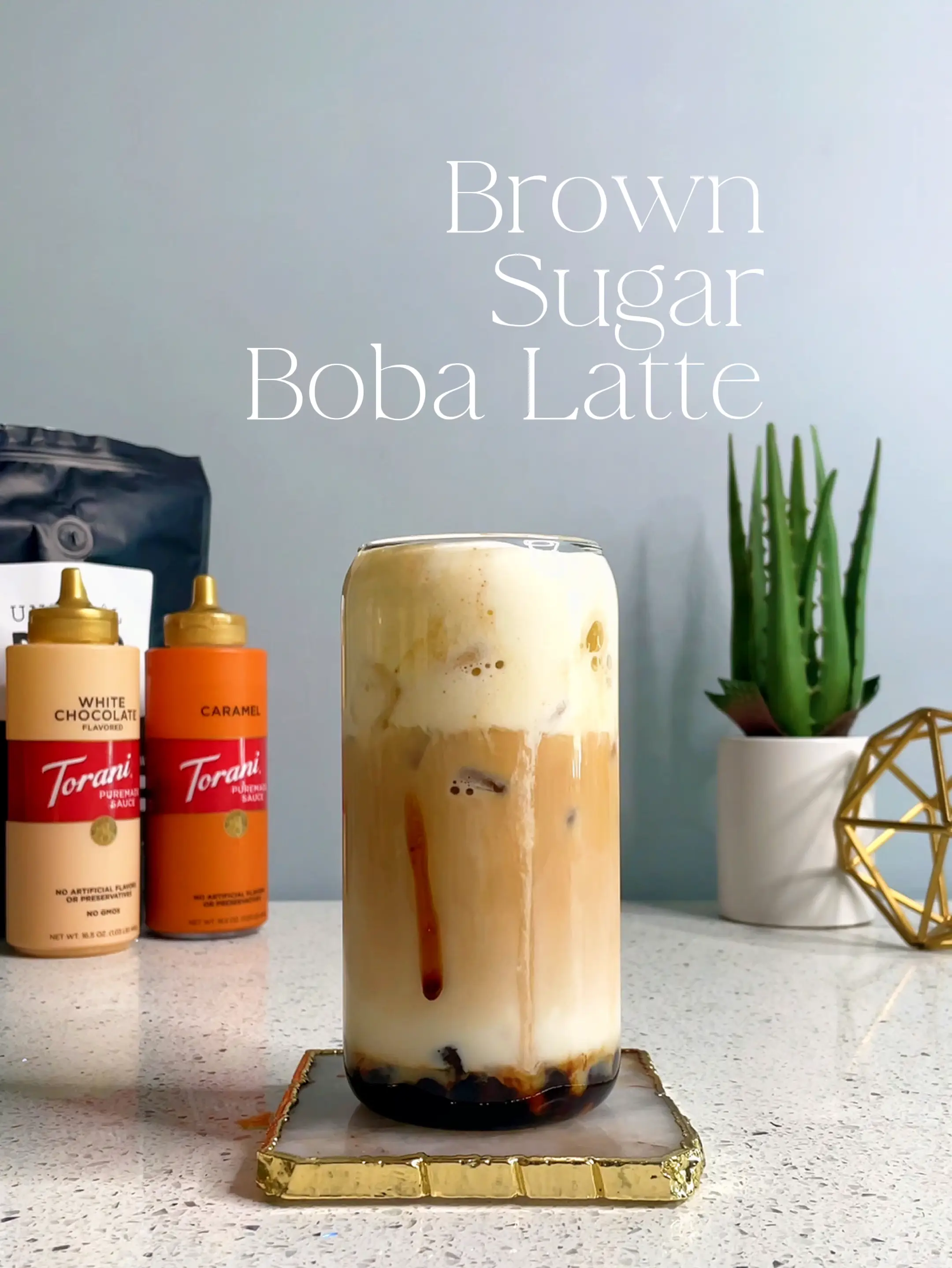 Over the top. Brown sugar cold brew coffee topped with brown sugar milk tea  cold foam. Brown Sugar Bliss: one of three drinks featured…