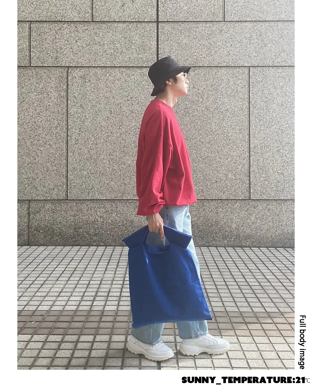 トリコロールな配色の秋の行楽コーデ | kimamaniが投稿したフォト 