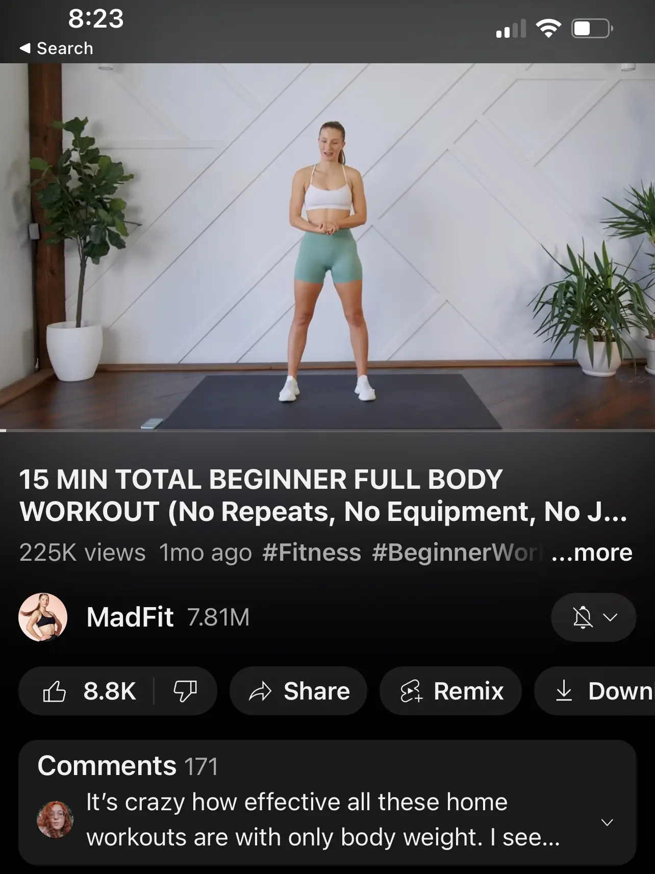 beginner friendly  workout ❤️‍🔥