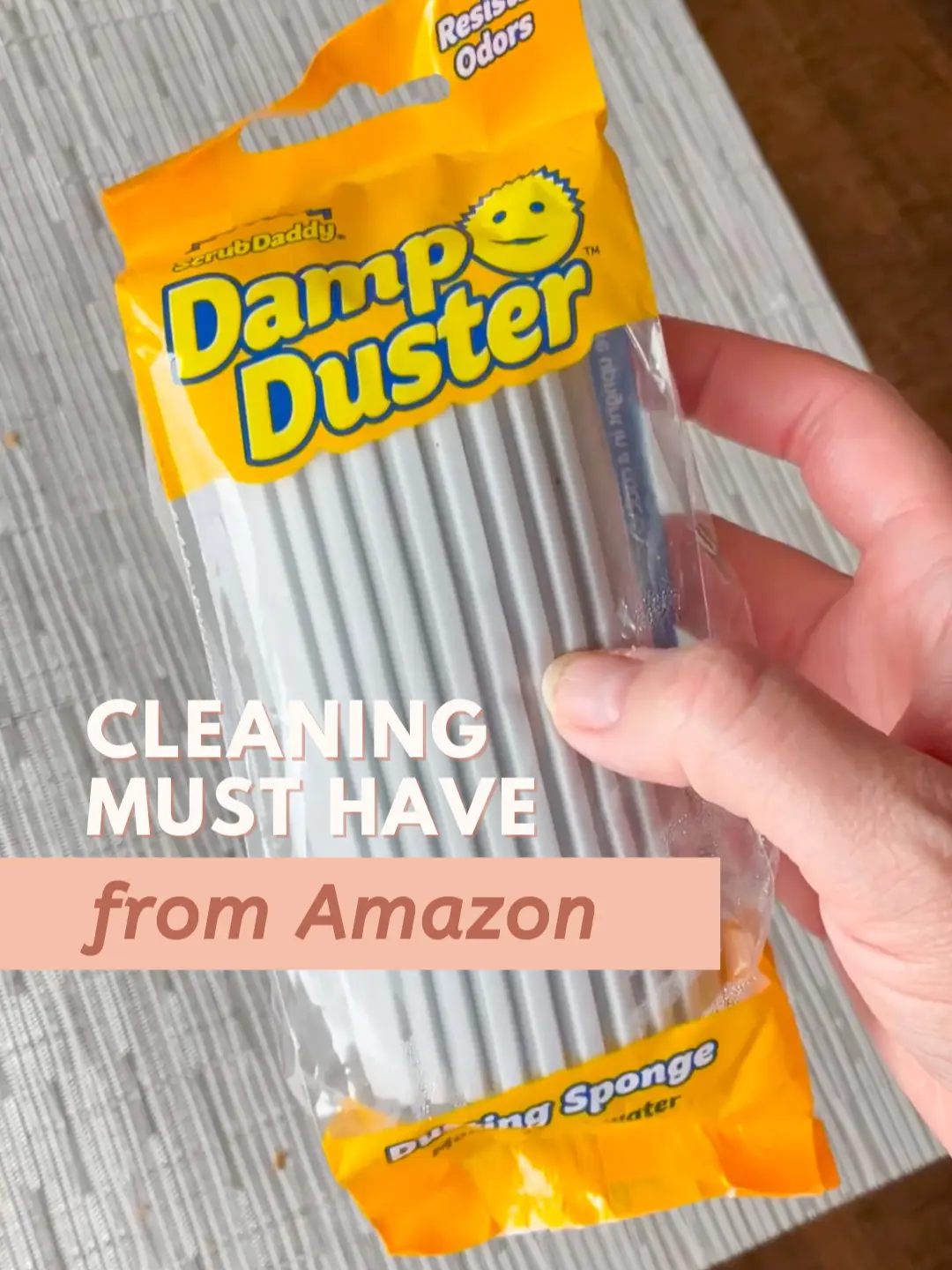  Scrub Daddy Damp Duster Towel - Durable Sponge-Like