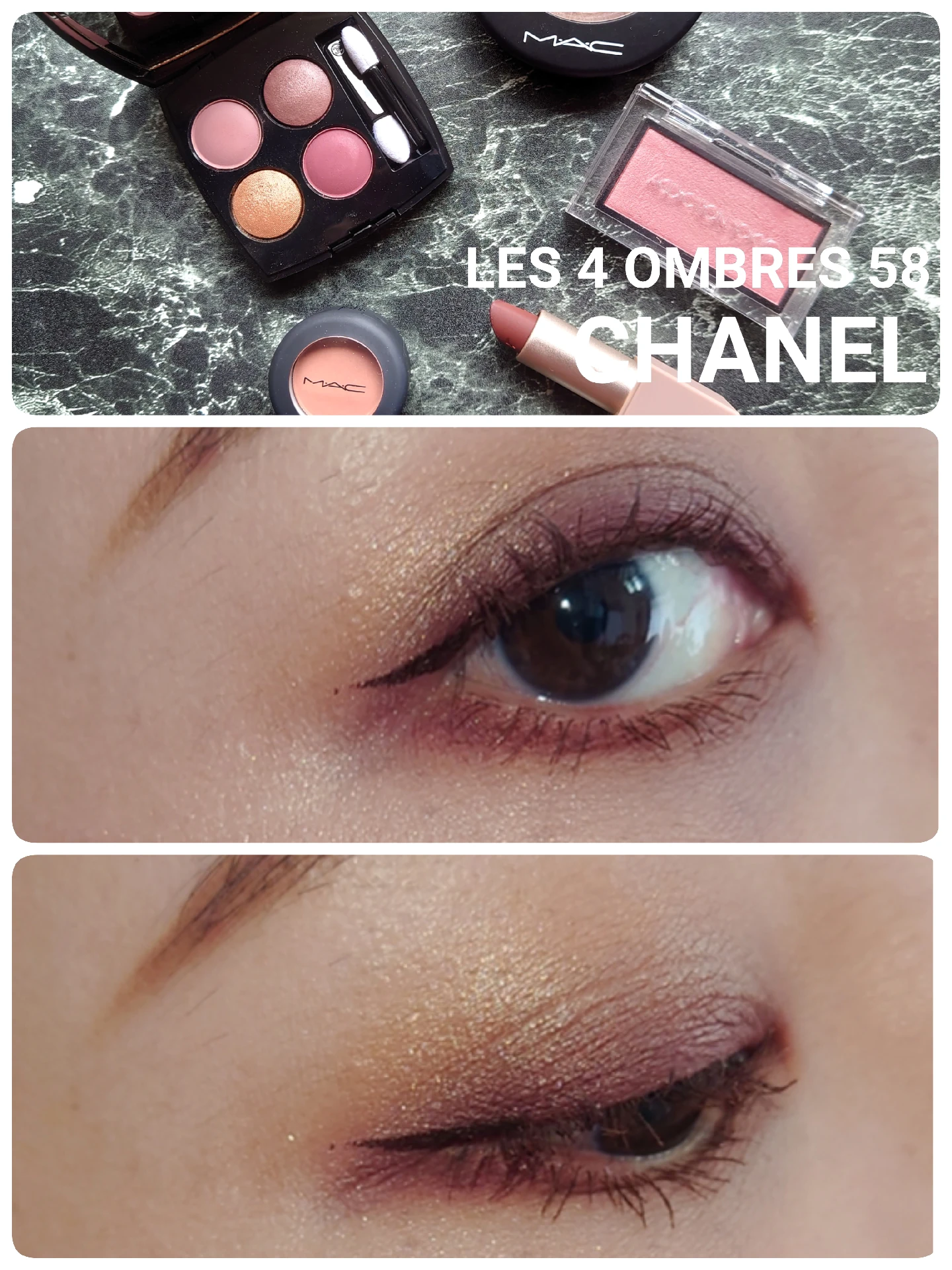 Chanel Eye Makeup Chart: How to Wear Chanel Les 4 Ombres Eye Shadow