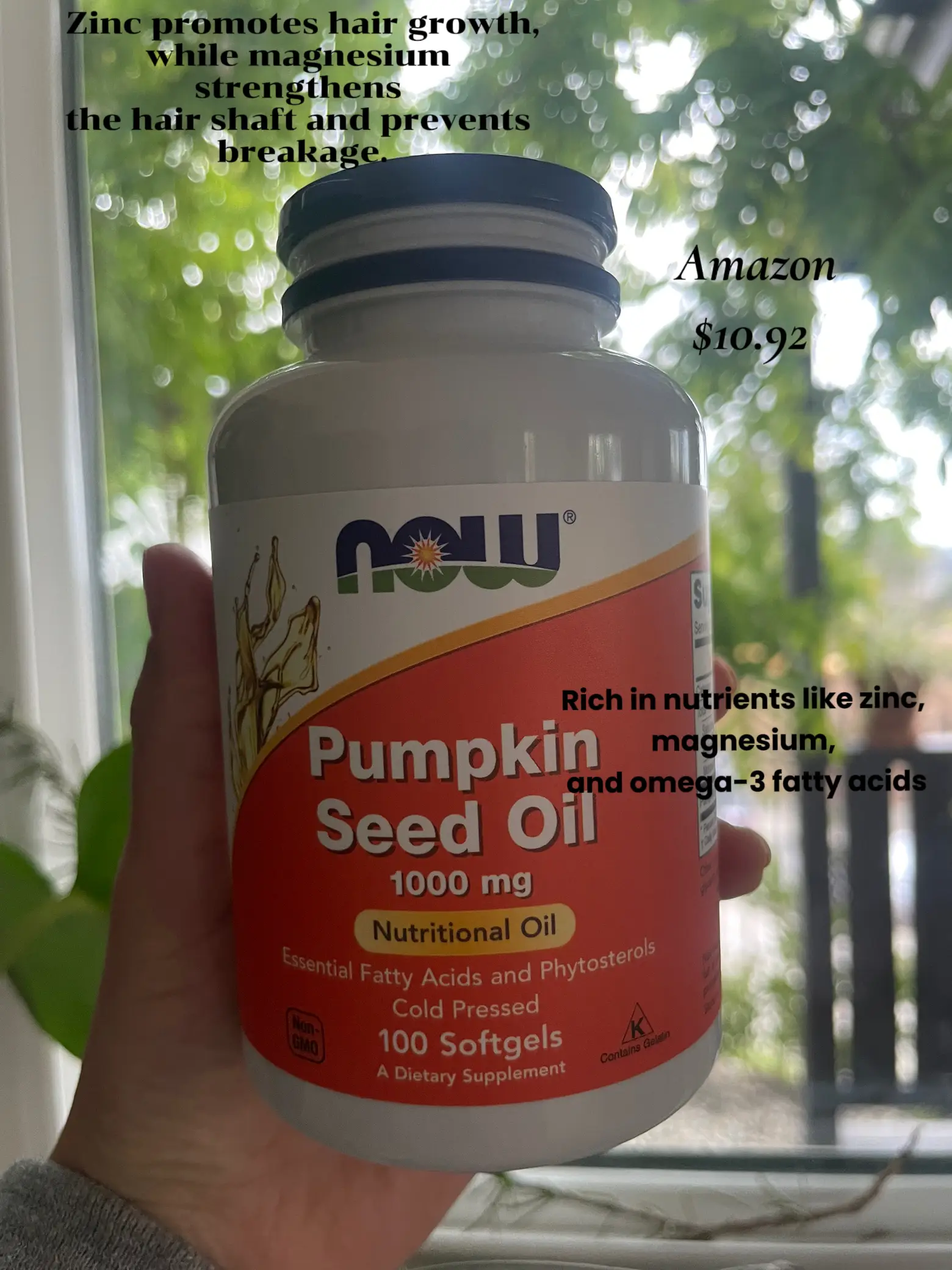 Now Foods Pumpkin Seed Oil - 1,000 mg - 100 Softgels - eVitamins UK