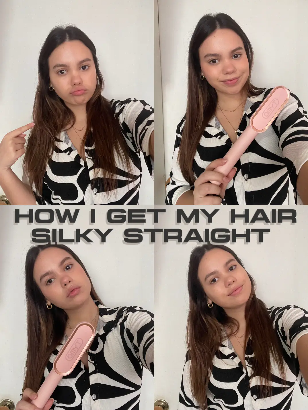 How to get silky straight hair with a outlet straightener